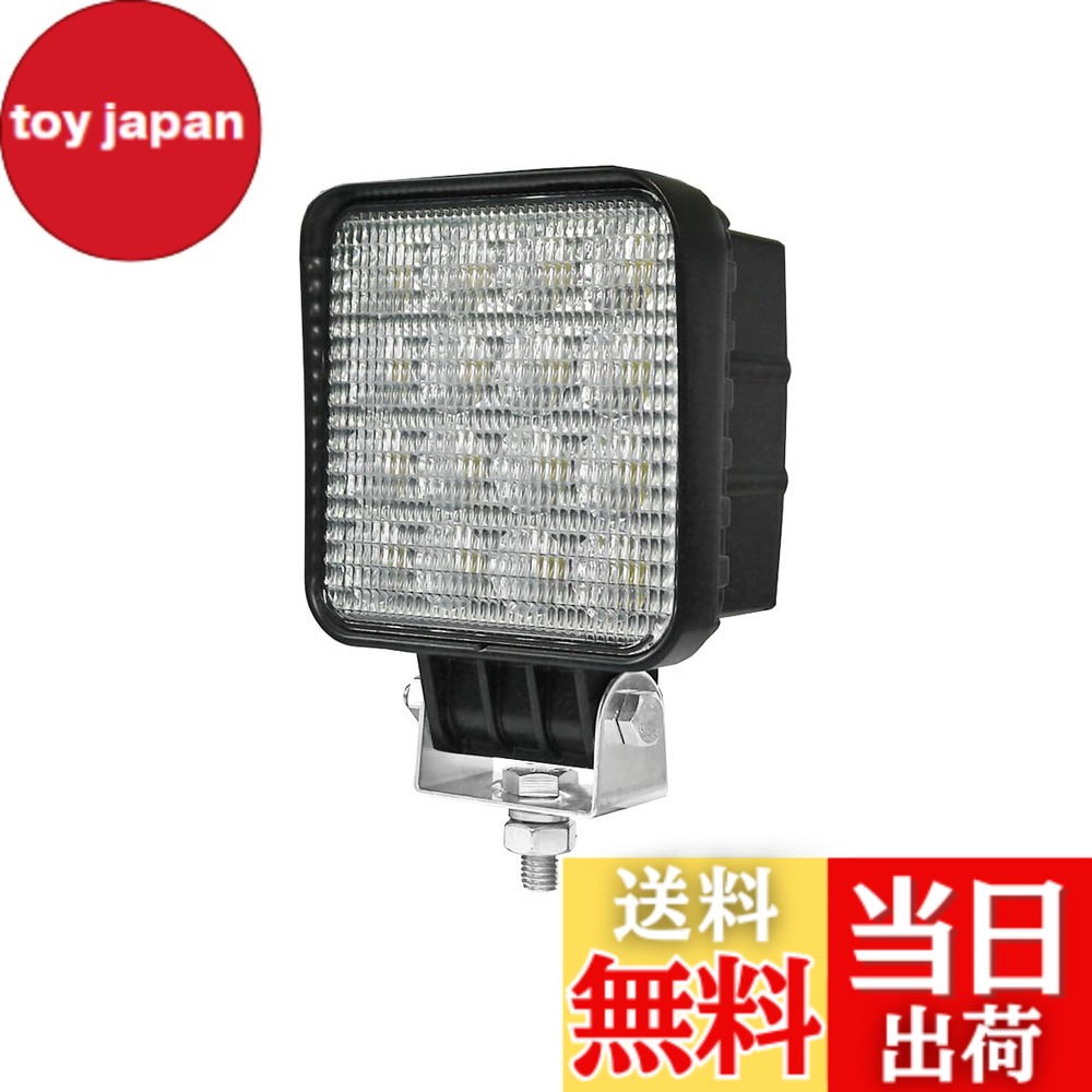 【送料無料】Led work light with switch 色：ホワイト、サイズ：拡散レンズ 48W スイッチ付き｜toy japan