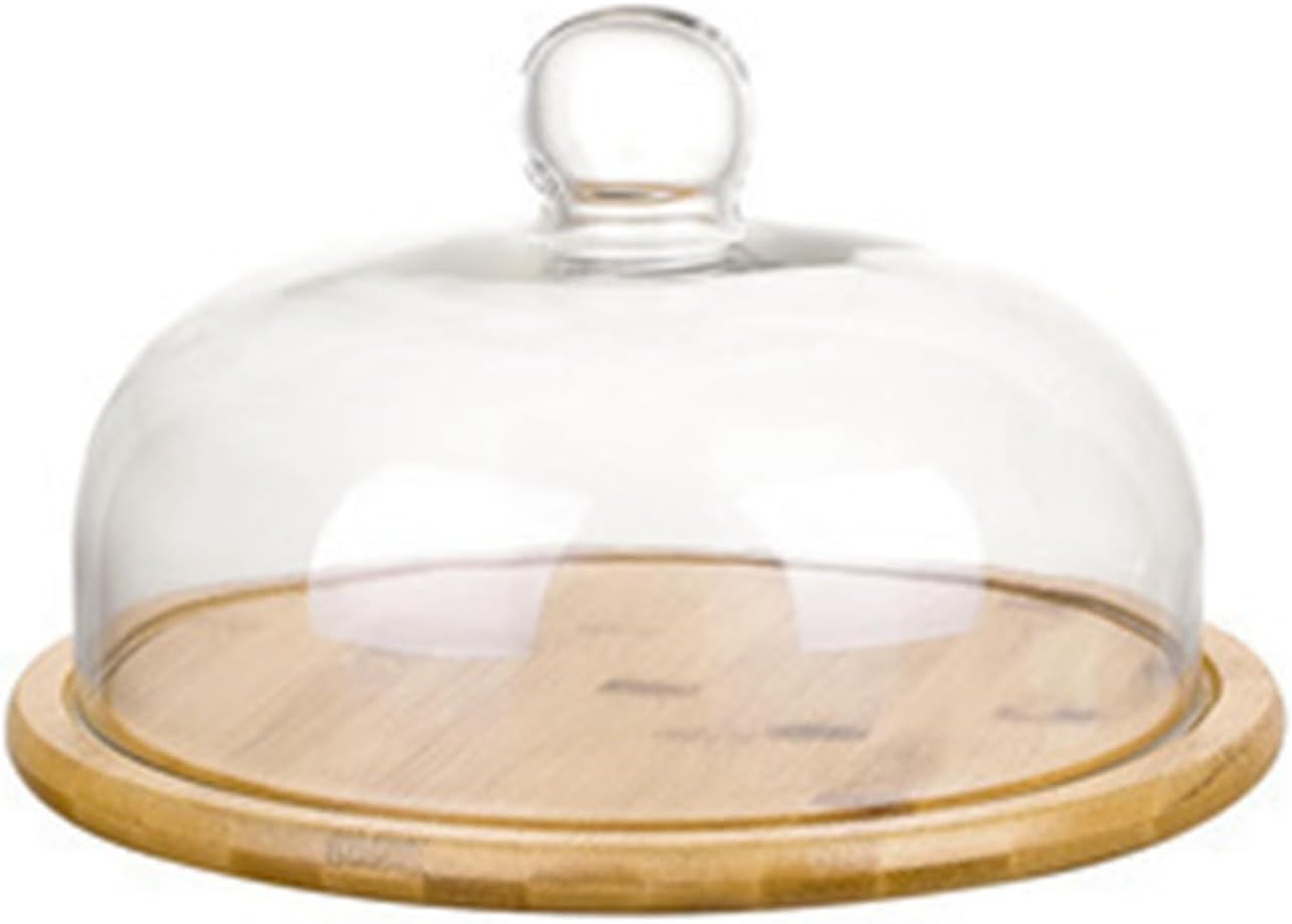 西洋菓子照明ランプ 瑠璃 木製 ケーキドーム 学生寄宿舎 蓋付カップケーキスタンド 丸型 ケーキディスプレイスタンド ケーキディスプレイスタンド 生まれ落ちる日 御造作時刻表 祝する日 納める保持者 サービングプラッ