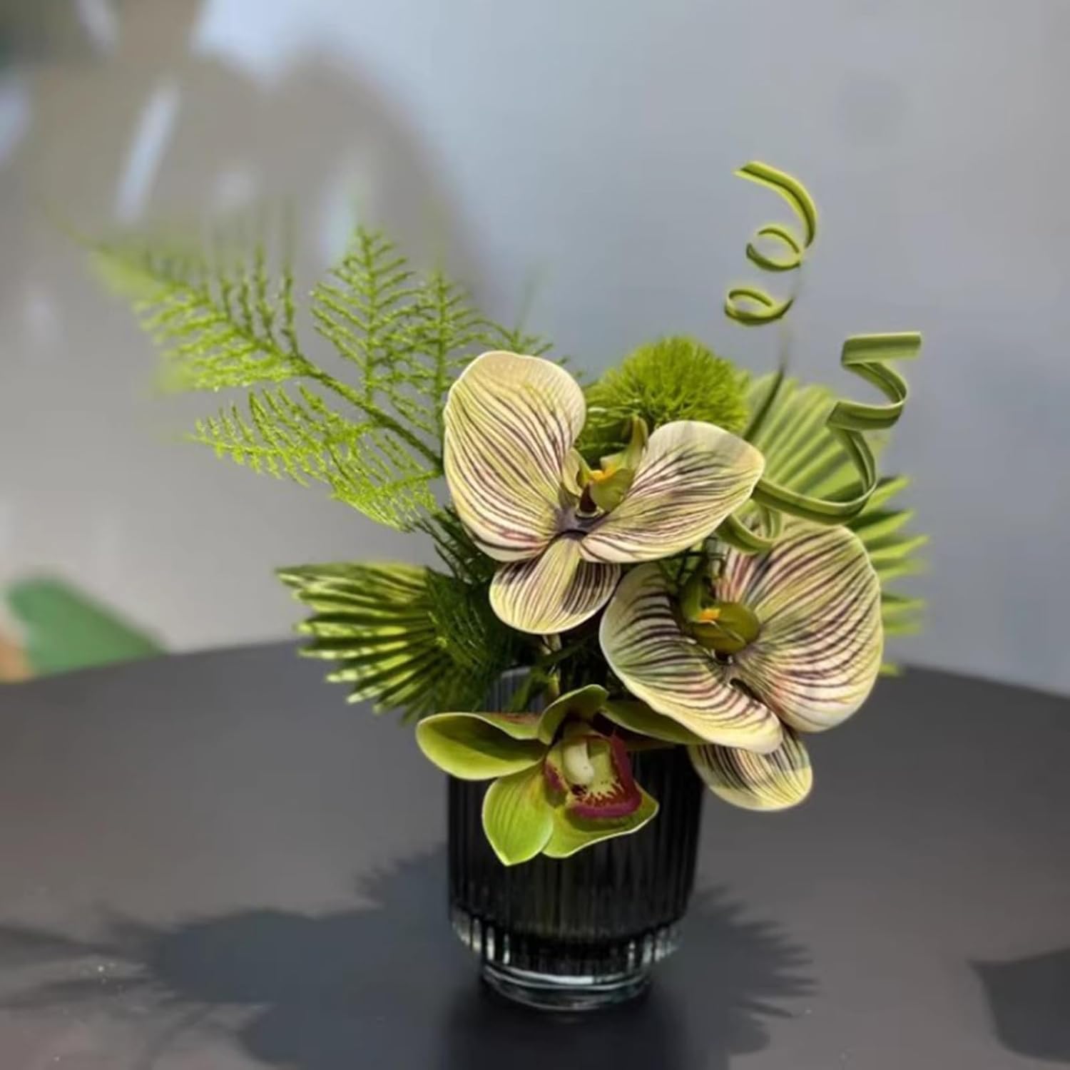 造花 卓上 F 生け花 フラワーアレンジメント 枯れない リアルな質感 03セット 生気に満ち 新中式風 侘寂風 フェイクフラワー 長く楽しめる フラワーアート レストラン 茶室 創意置物 人工観葉植|Funny Life 店