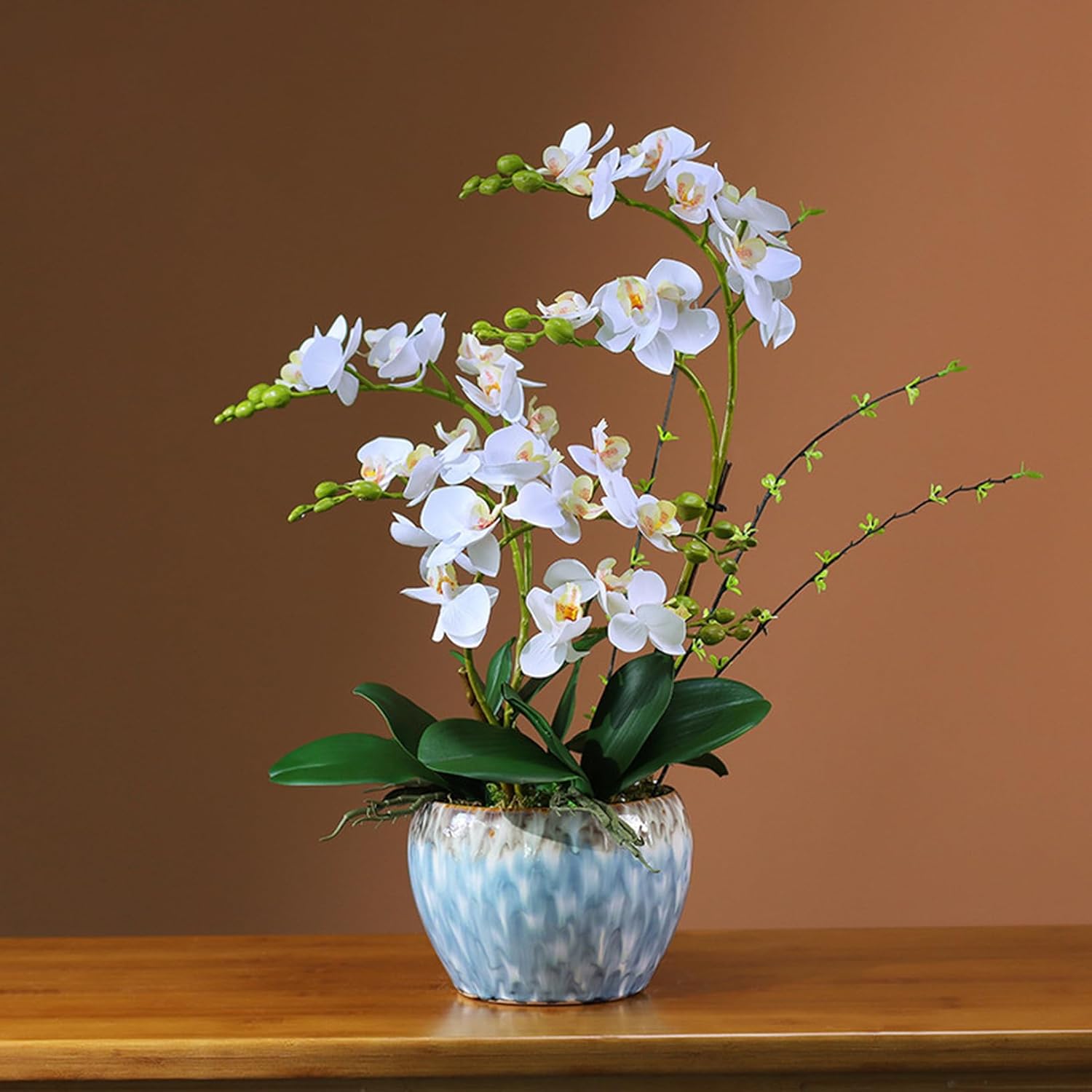 和風取りあわせる 造花 F 人工盆栽 花藝取りあわせる 新中式風 禅意 速見表真っただ中天下太平 枯れない 耐退色 耐候 エントランス状態 事務所 茶室 色合い18 リビング 入り口・入口 勉強机とっ始め 煌めきに満ち 気取らない 花・ガーデン・DIY-造花・人工観葉植物-花・観葉植物
