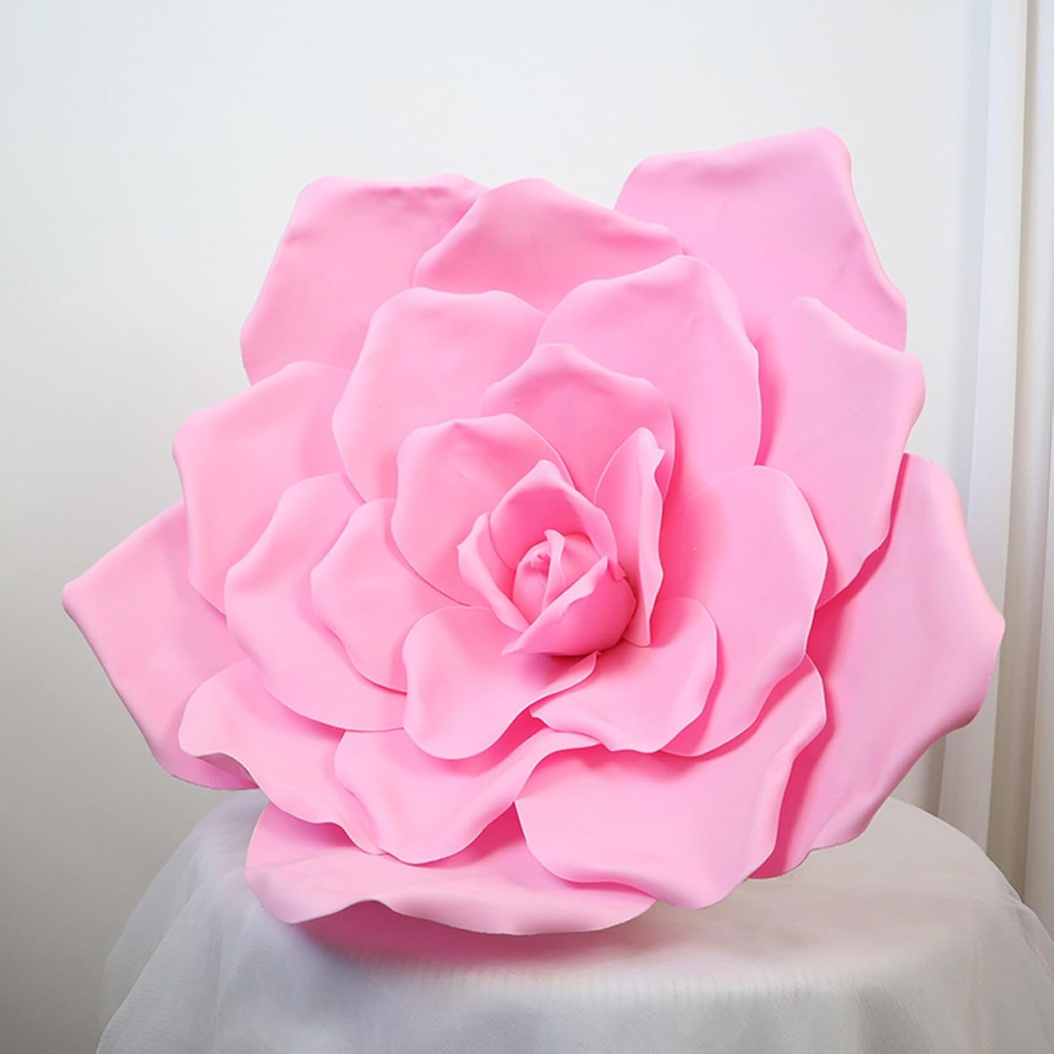 蓮の花 大型 ペーパーフラワー ウエディング ブライダル 会場装飾 店舗 ショーウィンドー ディスプレイ 80CM 商業施設 カラー4 美陳 アートフラワー 大輪 完成品 インテリア装飾 ポピー 虞美|Funny Life 店