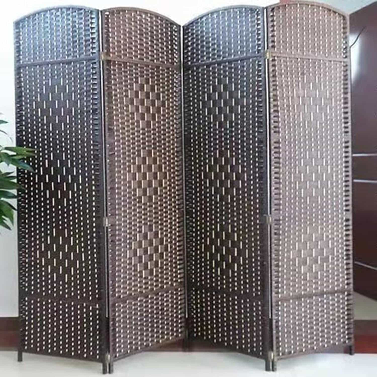 間仕切り パーテーション 170*40*4 自立 折りたたみ オシャレ 軽量 衝立 目隠し 和室 リビング 4連 天然木製 スクリーン 紙織り パーティション 木製 つい立て パーティーション ついた｜Funny Life 店