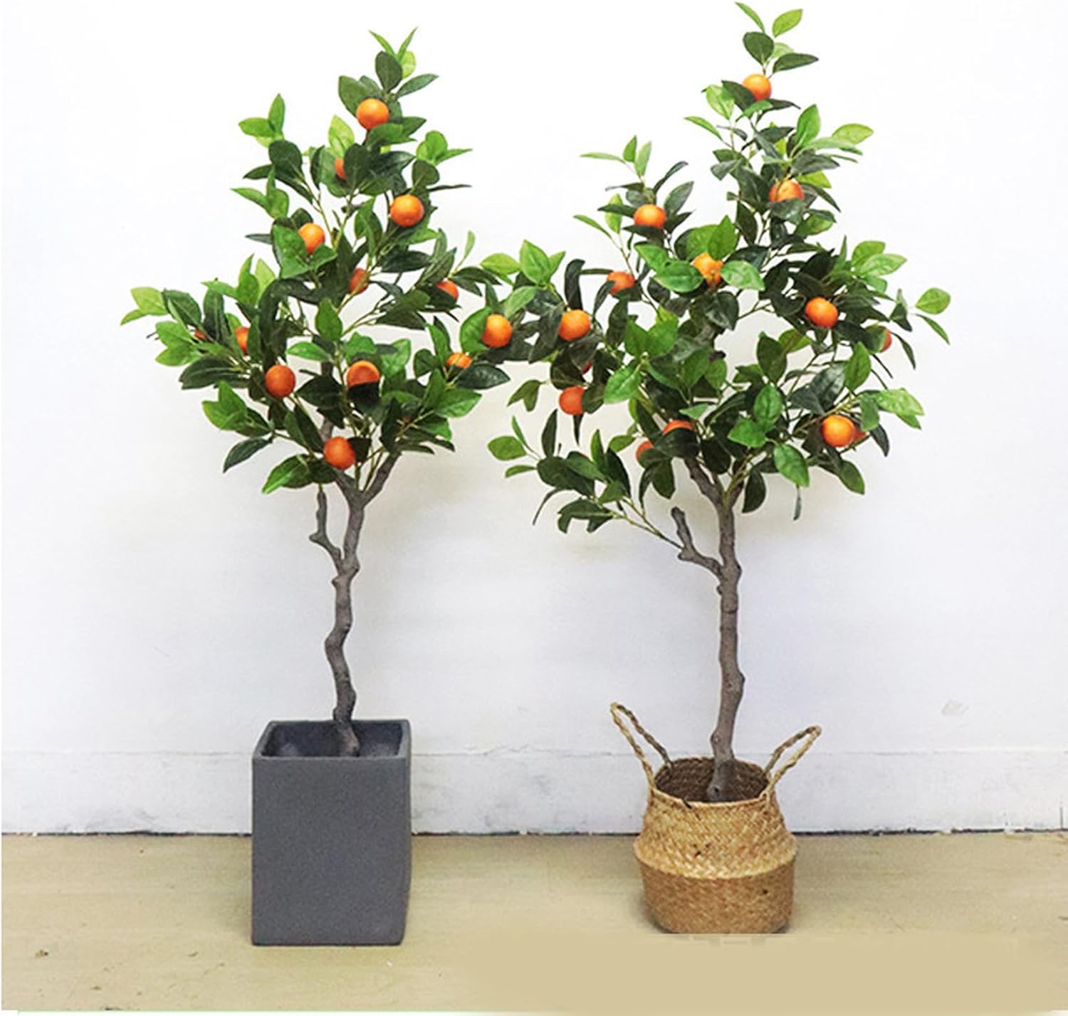 フェイクグリーン ミカン 橘樹 90cm お手入れ不要 観葉植物 フェイク 常緑樹 大型 人工観葉植物 造花 インテリア 室内 オフィス おしゃれ 装飾 観葉樹 リアルな枝葉 枝の角度調整可能 玄関|Funny Life 店
