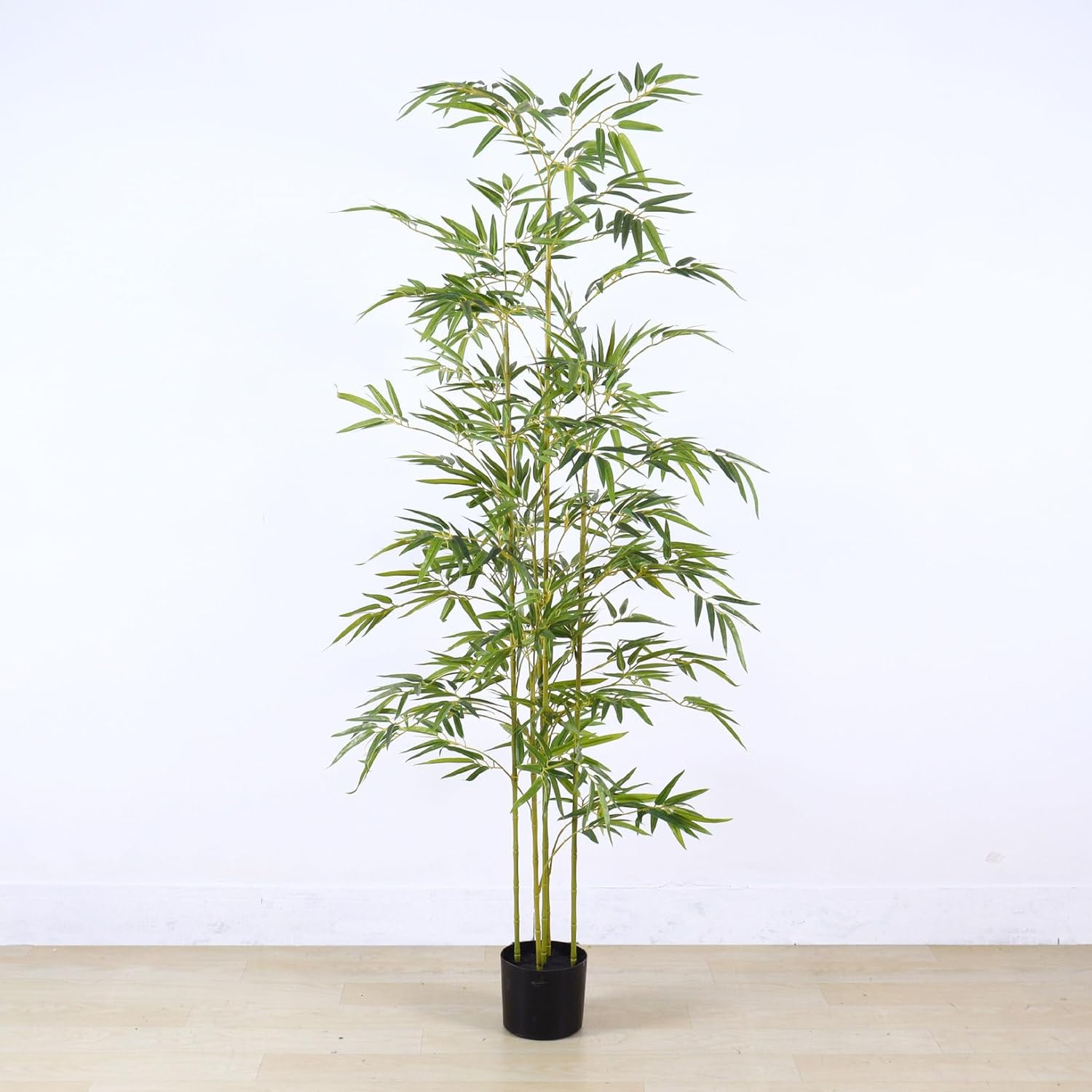 人工観葉植物 竹 バンブー 造花 軽量 フェイクグリーン お手入れ不要 枯れない 花粉/虫の心配なし ウォッシャブル オフィス 開店 新築祝い おしゃれ 人工植物 人工観葉樹 120cm リアルな枝葉｜Funny Life 店