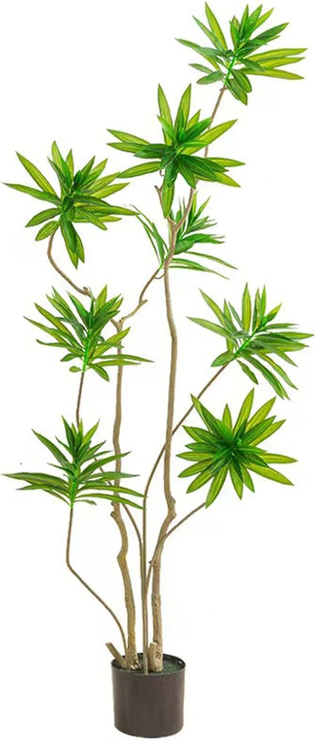 観葉樹 人工観葉植物 ドラセナ 枯れない 水やり不要 フェイクグリーン フェイク 大型サイズ 簡単世話いらず 目隠し 鉢植え 植木 インテリア飾り 屋内 リビング オフィス 観賞用 オフィス 事務所｜Funny Life 店