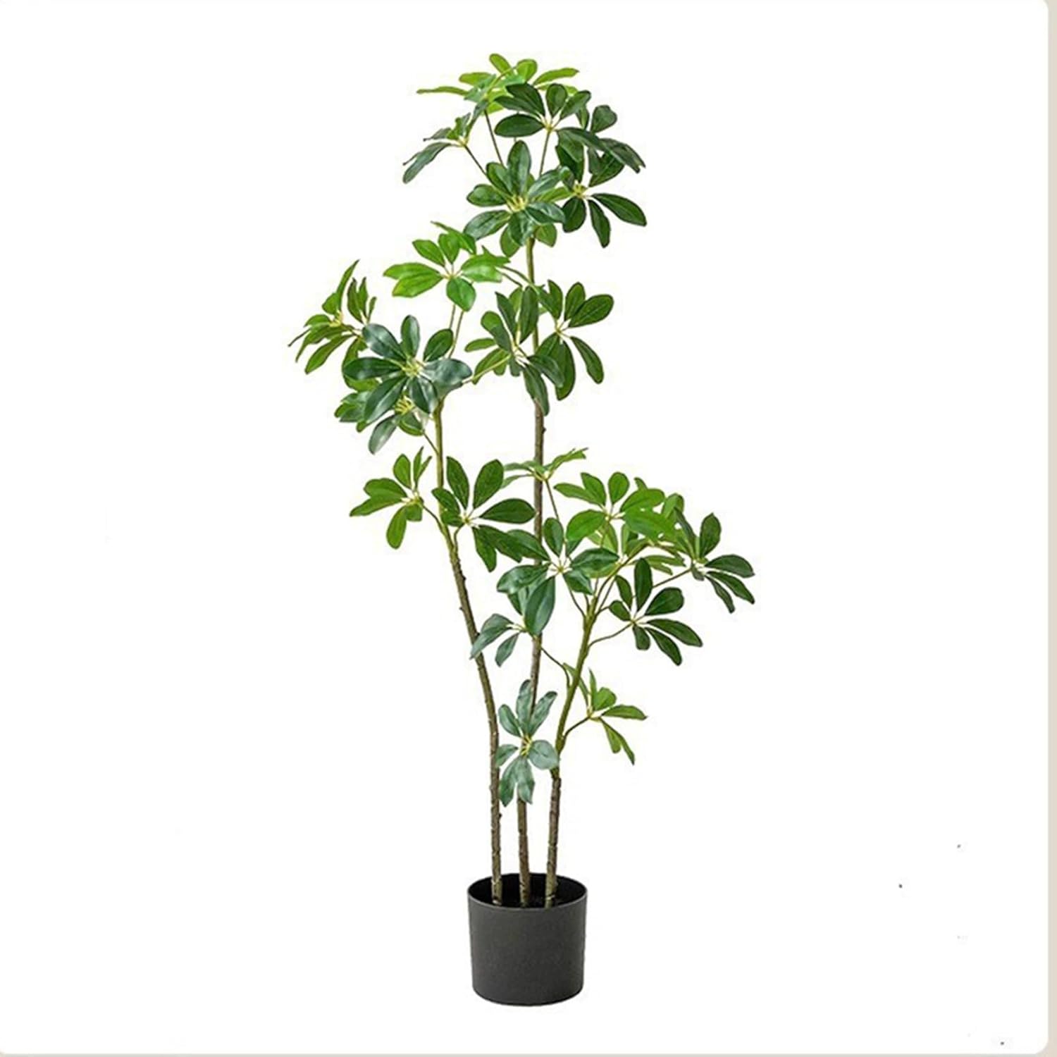 フェイクグリーン ベンジャミン 大型 人工観葉植物 造花 リアル インテリア 室内用 消臭 抗菌 水やり不要 枯れない お手入れ簡単 おしゃれ 鉢付き リビング 玄関 店舗 オフィス 鉢植え 120c｜Funny Life 店