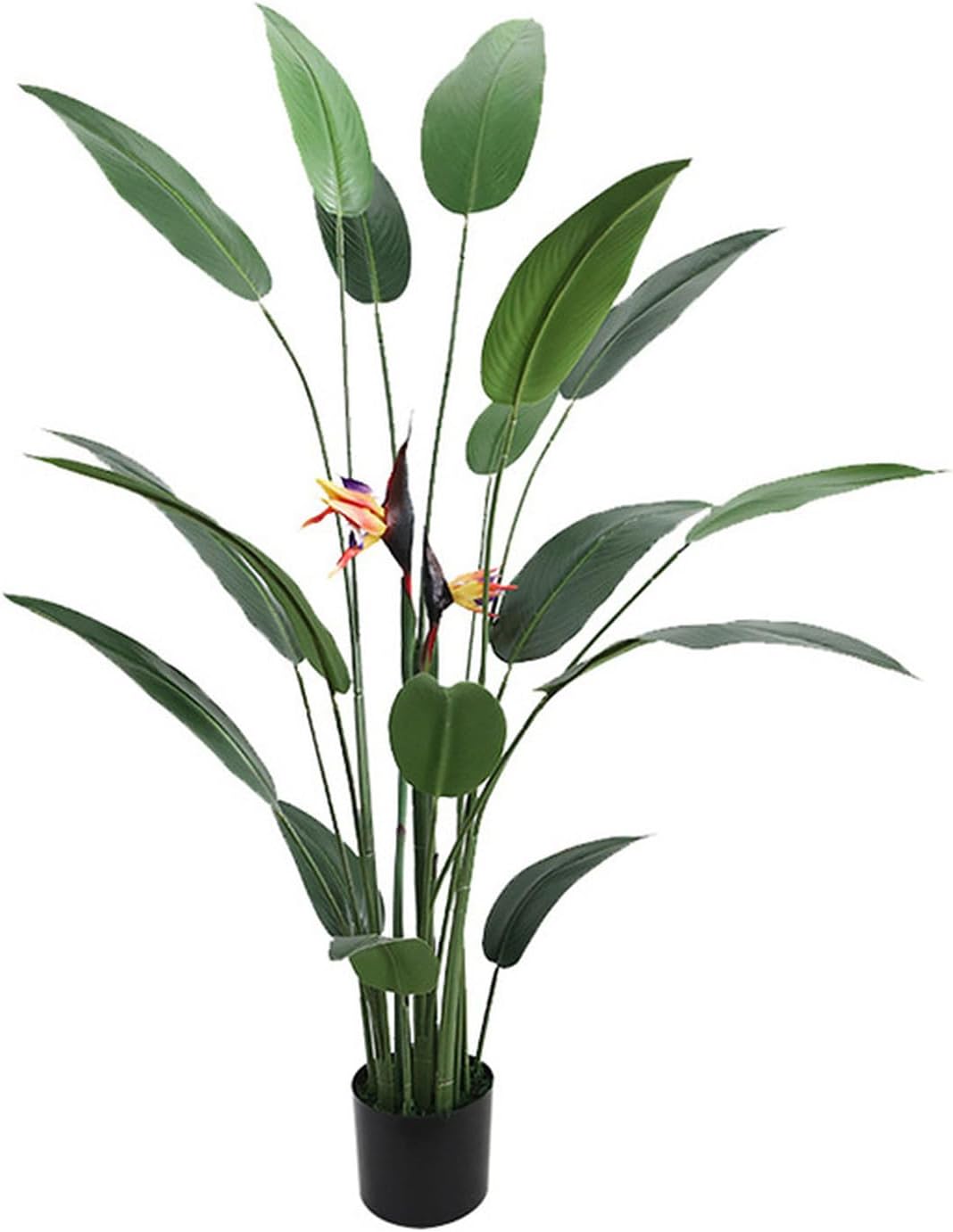 フェイクグリーン ストレリチア 造花 観葉植物 160cm 大型 人工 リアルな枝 自然な葉っぱ フェイク植物 常緑樹 室内 屋外用 鉢付き お手入れ簡単 枯れない 水やり不要 店舗 ホテル フェイク|Funny Life 店