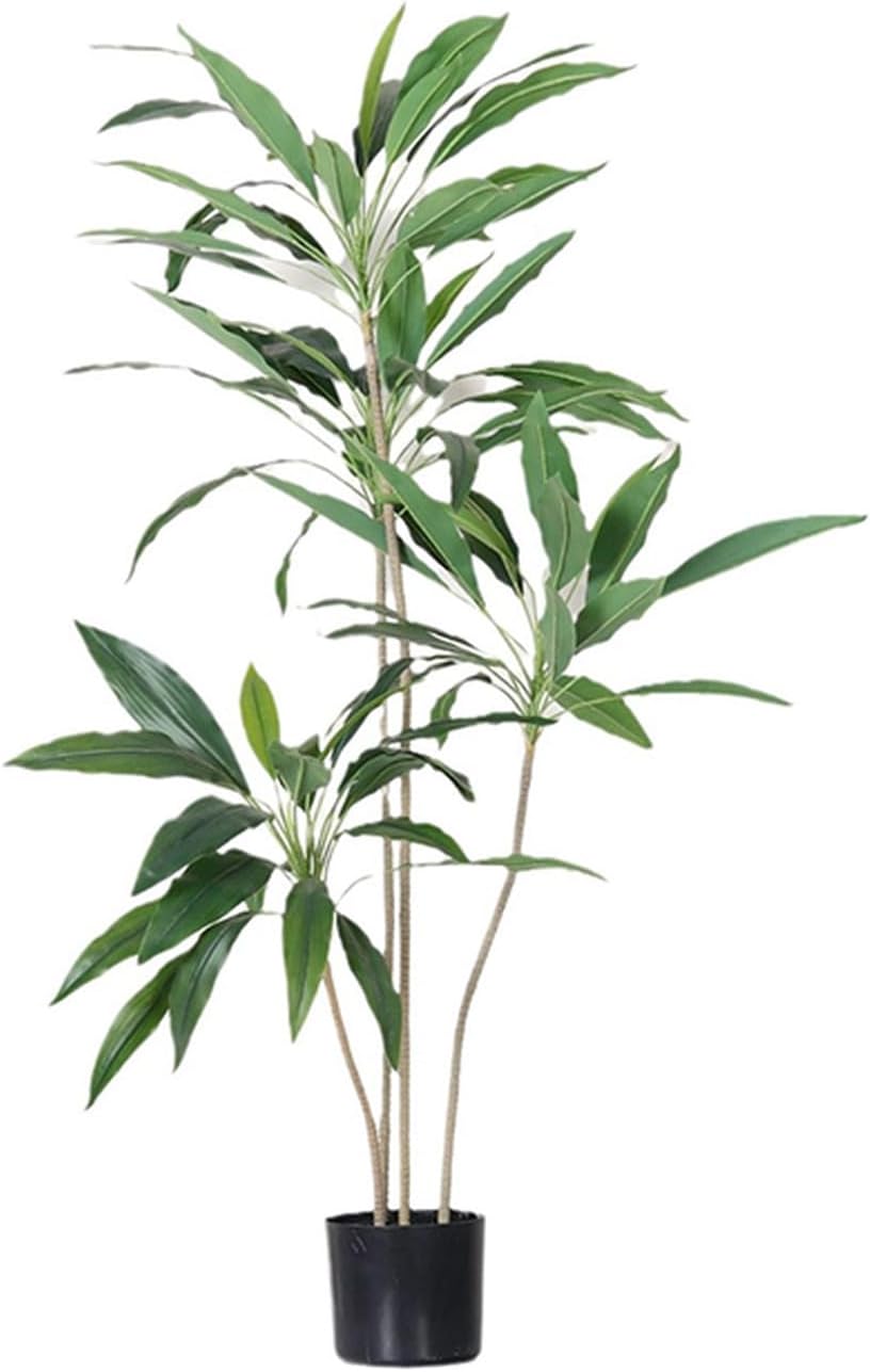 フェイクグリーン 人工観葉植物 グリーン1 人工ドラセナツリー 造花 観葉樹 フェイクツリー 鉢付き 160cm 水やり不要 害虫駆除不要 消臭 抗菌 植木 室内 オフィス 家庭 プレゼント用 ギフト|Funny Life 店