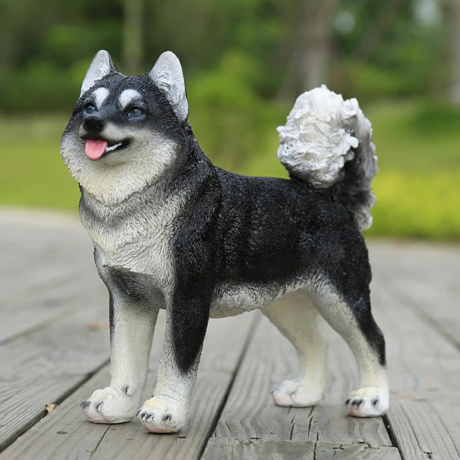 置物 かわいい ガーデニング雑貨 動物の置物 ガーデンオーナメント 犬 アニマルオブジェ インテリア 玄関 庭 防水 耐候性 おしゃれ アウトドア 様式2 デコレーション 庭の彫像 ベランダ 芝生 F｜Funny Life 店