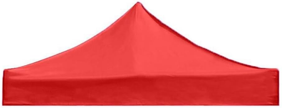 トップカバー タープテント 天幕 3.0×3.0m 2*2m UVカット 紫外線カット 遮熱 防雨 防水 組立て簡単 サンシェード 日除け 商用 アウトドア用 (レッド 3*3)