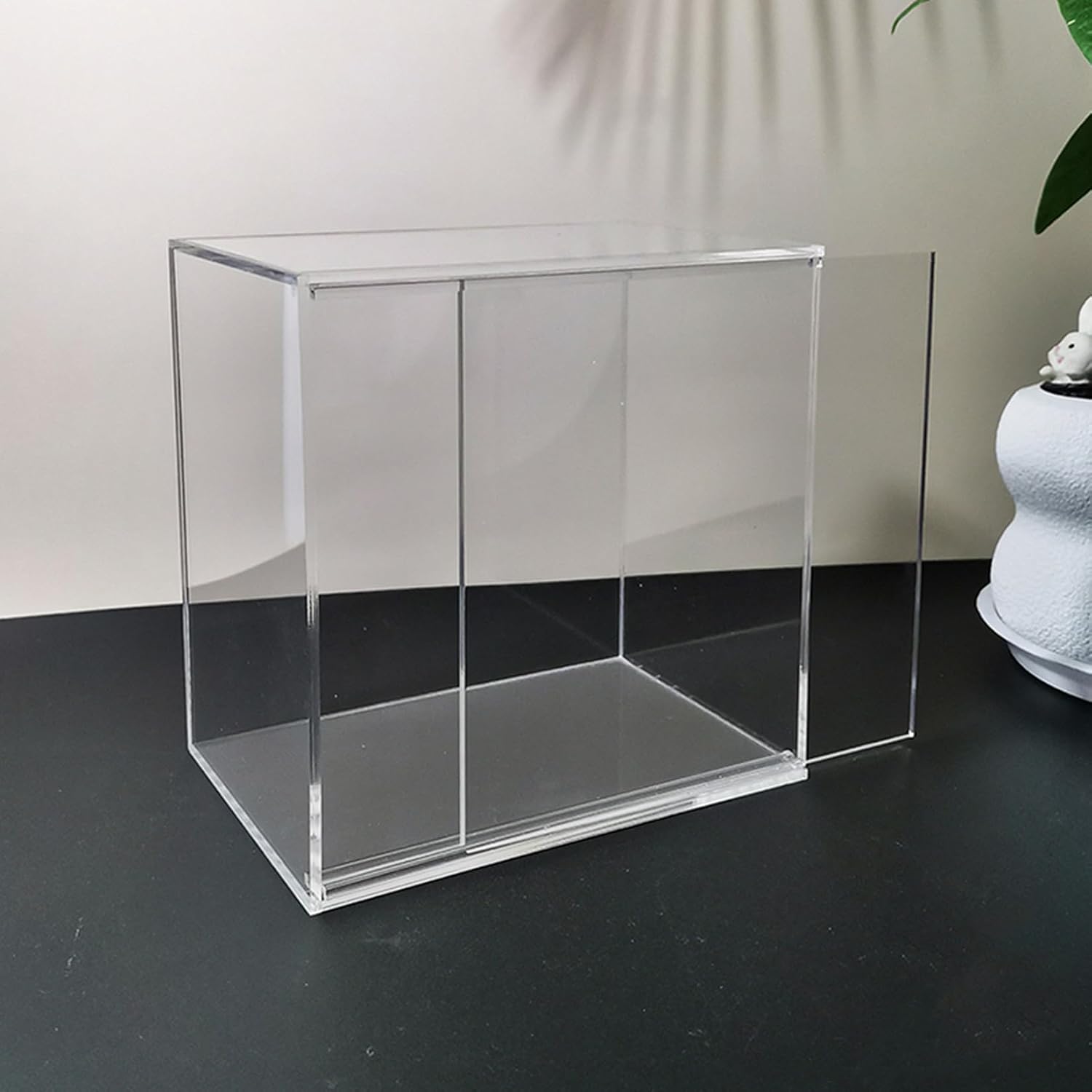 コレクションケース 卓上 透明アクリル 収納ボックス コンパクト フィギュア コレクション 25*25*25 飾り棚 家庭用 店舗用 装飾品 小物整理 防塵 防水 日焼け防止 展示ケース 省スペース|Funny Life 店