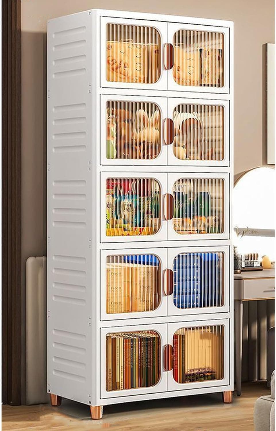 収納ボックス 積み重ね 50*35*148 収納ボックス 前開き 蓋付き 収納ケース マグネット式扉 組立簡単 透明 おしゃれ 小物/衣類/書類/化粧品/靴 省スペース タイプ2 防塵 大型プラスチッ｜Funny Life 店 26,280円