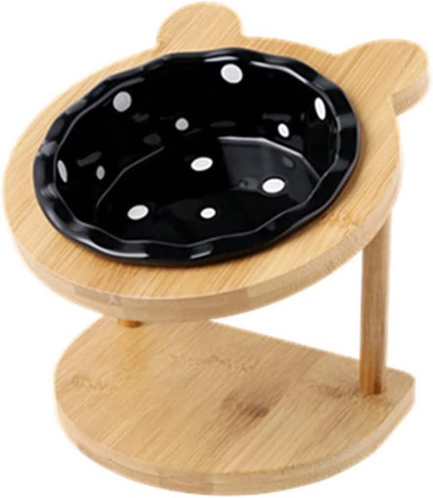 フードボウル 猫食器 ペット用品 陶器 猫 犬 食器 猫の頸椎を保護 猫 皿 陶器 15度の傾斜 食べやすい ご飯 皿 食器台 食器 おしゃれ 傾斜台食べやすい 負担を軽減 食べこぼれにくい 清潔を保