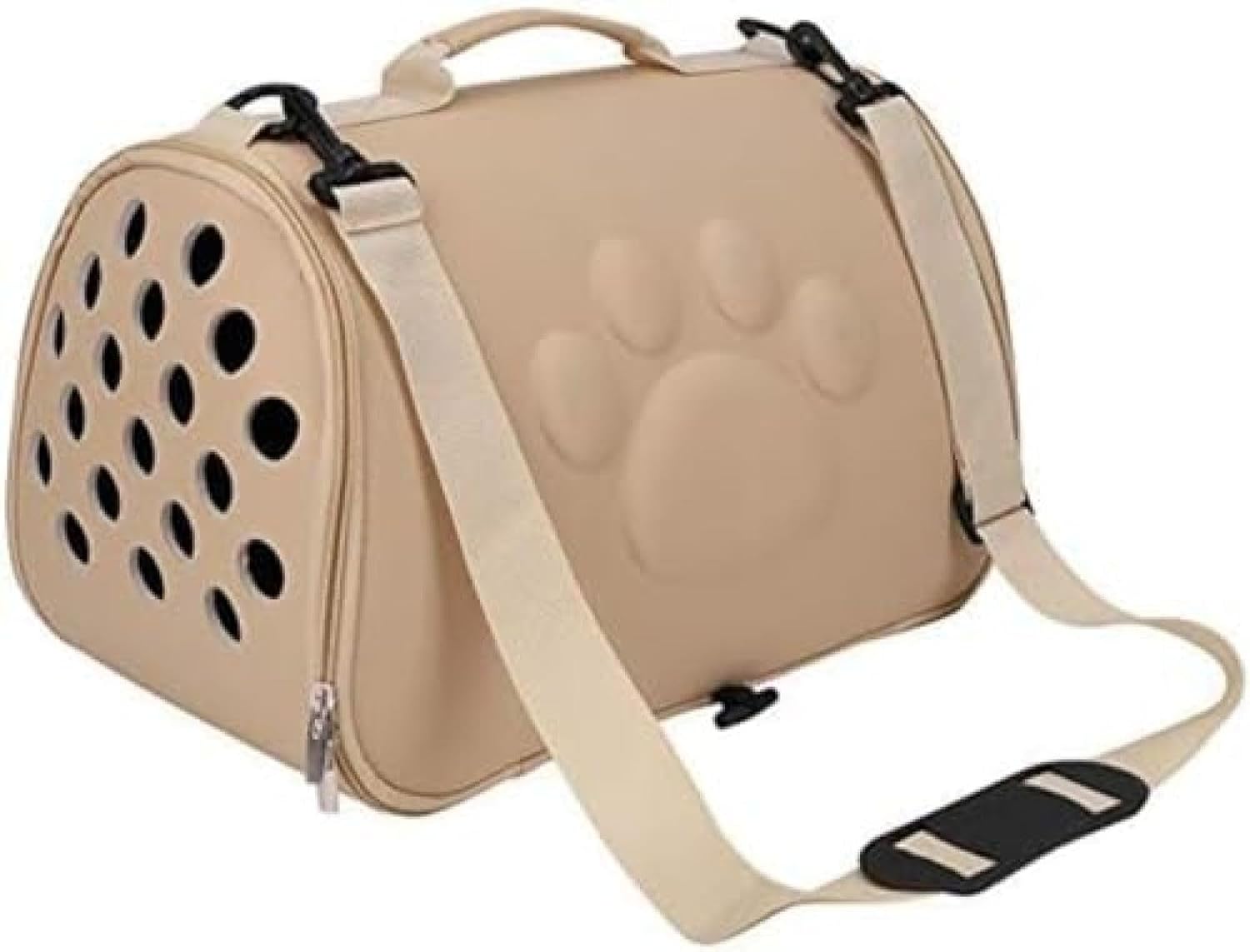キャリー バッグ 猫 折りたたみ ペット キャリーバッグ 小型犬 猫用キャリーバッグ ペットキャリーケース 通気性 折りたたみ 車載/スリング/手持ち グレイ|Funny Life 店