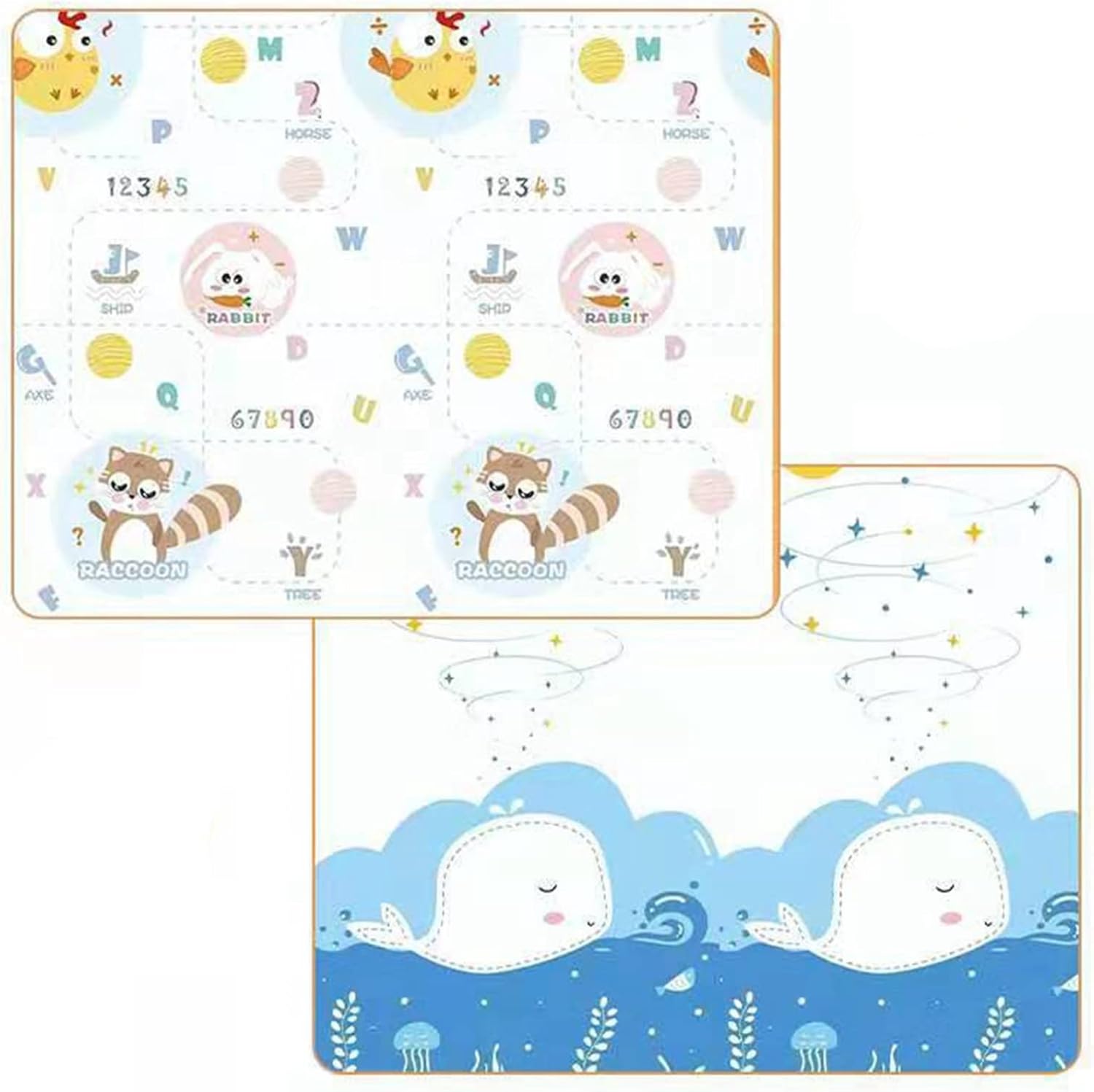 ベビープレイマット 防音防水 ジム クッション 滑り止めパッド 折りたたみ 子供ゲームパッド フロアマット 防汚 防音 知育促進 滑らない 防臭 柔軟 速乾性 誕生日 和室 洋室 家庭用 2.5mX1｜Funny Life 店