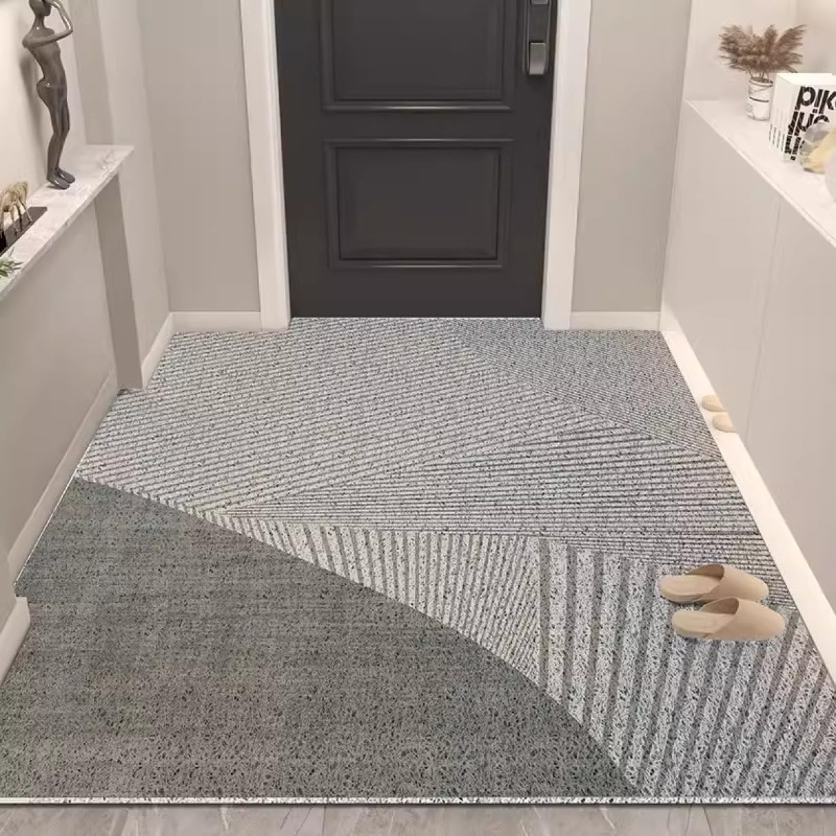 PVC 玄関マット 屋外 室内 滑り止め 業務用 無地 マット シンプル 泥落とし 洗える 北欧 玄関まっと 屋内 おしゃれ かわいい 洗面所 マット バスマット 大判 耐摩耗性マット リビングマット
