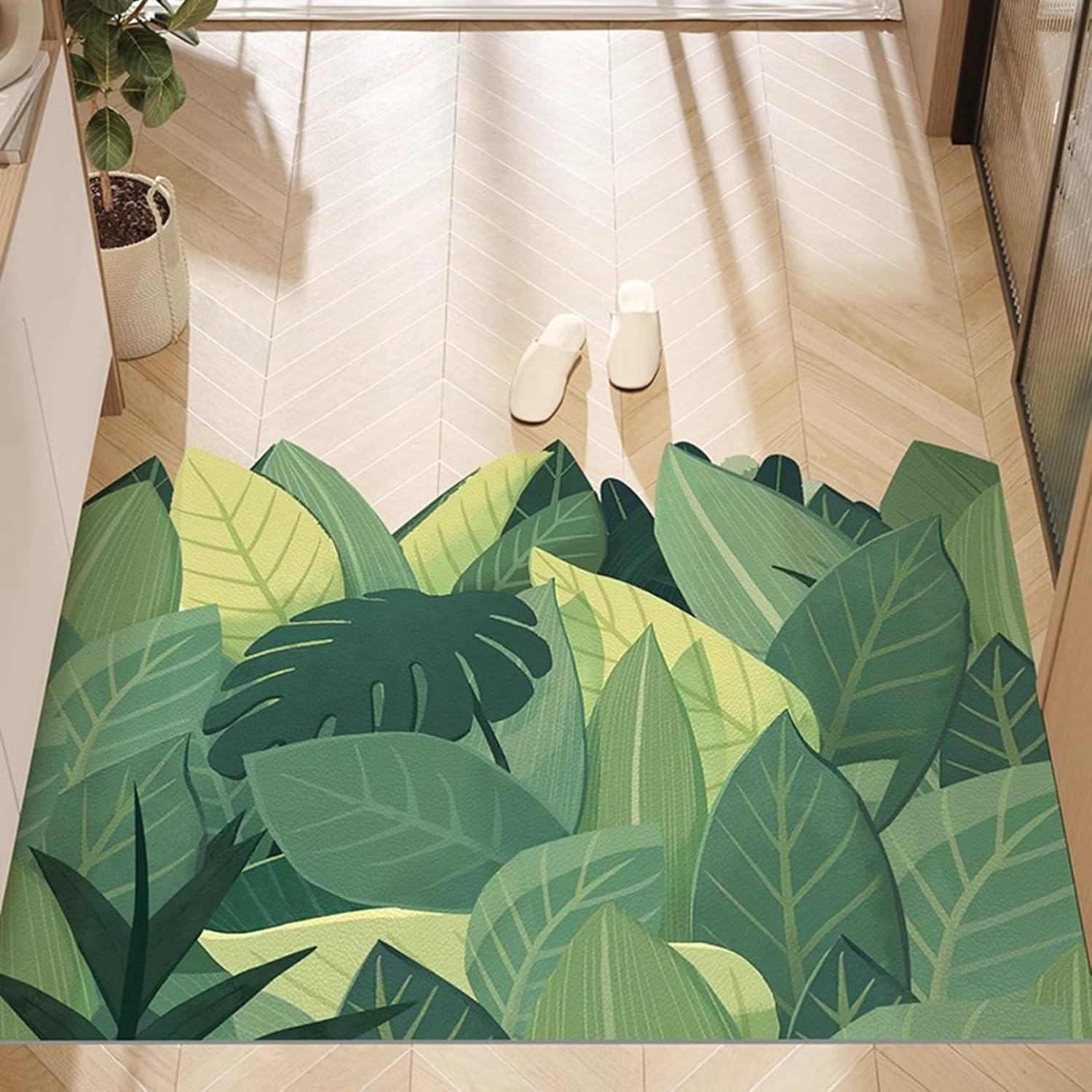 部屋の入り口つや消し 部屋の入り口つや消し 泥落としつや消し 北欧 屋内 PVC 草木柄 すべり止め 耐摩耗 洗える 汚れた状態落とし 砂落とし 引っ敷き 馬鹿でかい大きさ とり捨てる能力のある 身寄り用 臥榻御部屋 リビング 今めかしい オ