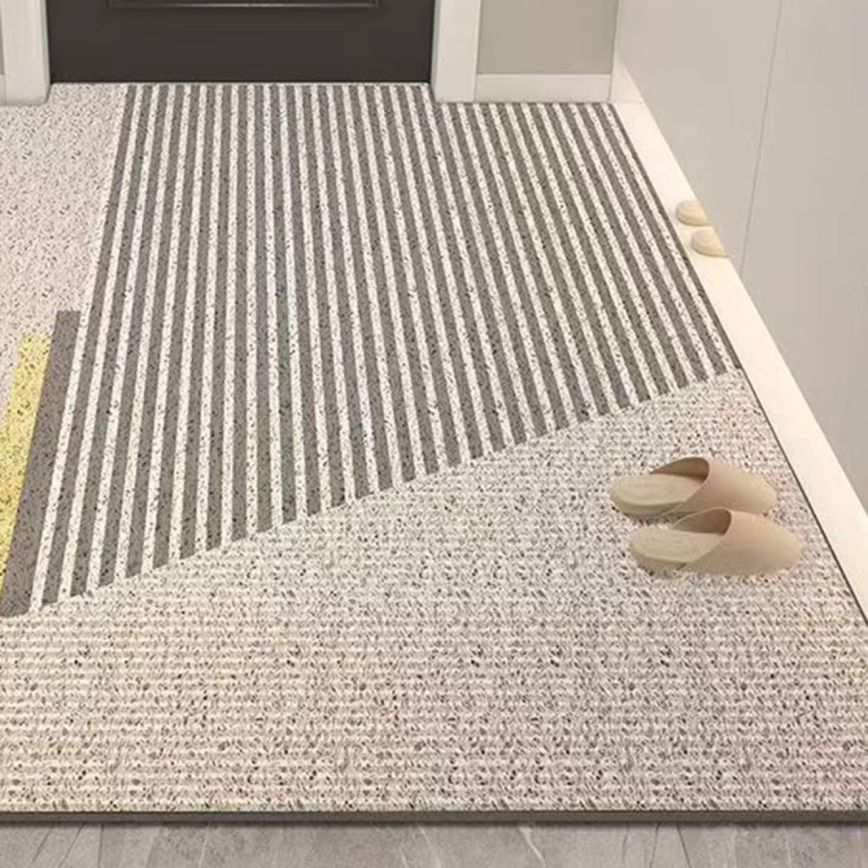 玄関マット 屋外 90*120cm 泥落とし 北欧 シンプル ドアマット PVC 滑り止め 家庭用 ウェルカムマット 除塵 カーペット 耐久性 足踏みマット マット 耐摩耗性 スタイル6 洗える カッ