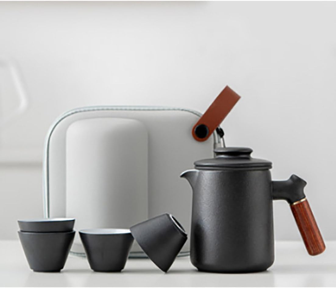 ティーセット 貫入 茶器セット 急須 湯呑みセット 工夫茶器 煎茶器セット 番茶器セット 湯呑み set1 ティーポット 湯飲み茶碗 茶碗 煎茶道具 茶器揃い カラー4 来客用 ギフト おしゃれ レト｜Funny Life 店
