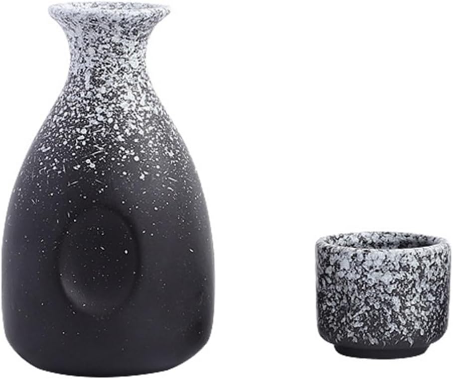 酒器 セット 陶器 ぐい呑み お猪口 とっくり おちょこ 徳利1個 ぐい呑み２個 ボトル 300ml 盃 焼酎 冷酒 日本酒用 和酒徳利セット 花見 宴会 退職祝い 結婚記念日 父の日 母の日 居酒屋｜Funny Life 店