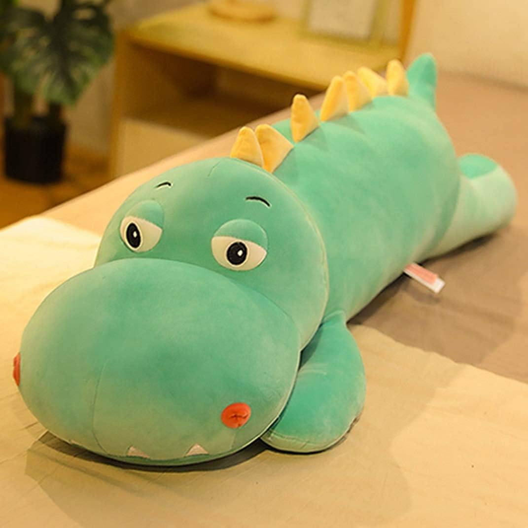 ぬいぐるみ 特大 いぬ 大きい 可愛い ハスキー 抱き枕 プレゼント ふわふわ グリーン 牛ぬいぐるみ 75cm 腰クッション キャラクター 恐竜 インテリア 添い寝枕 グッズ 子供 おもちゃ 動物ぬ