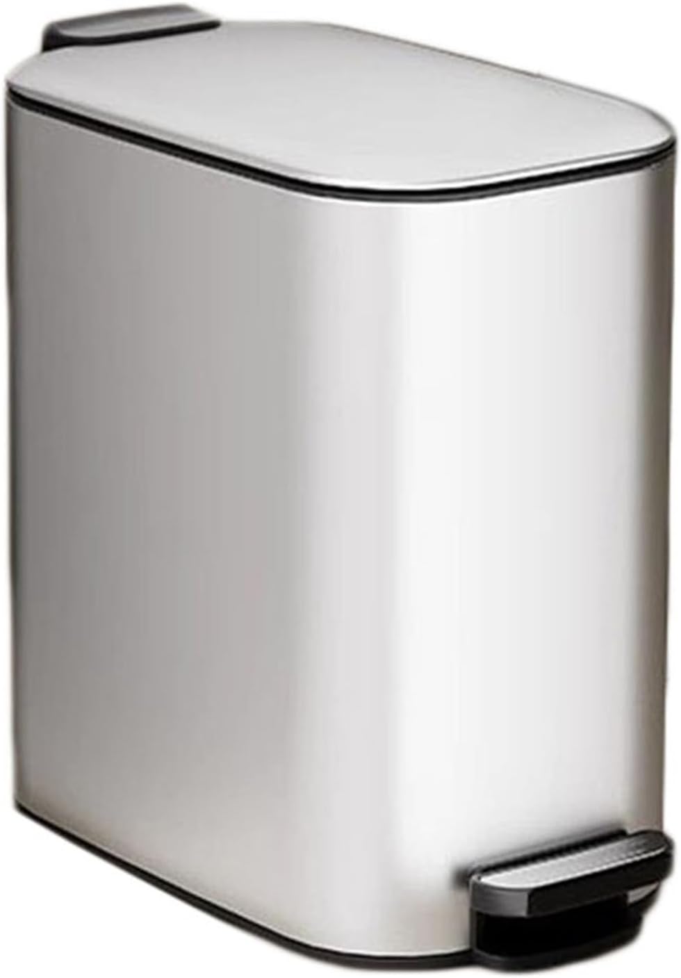 ゴミ箱 ダストボックス リビング 足踏み 12L 新生活 分別 スリム 新生活 グレイ 袋が見えない ふた付き 縦型 ごみ箱 大容量 密閉 ペダル おしゃれ キッチン おしゃれ 分別 キッチン スリム｜Funny Life 店