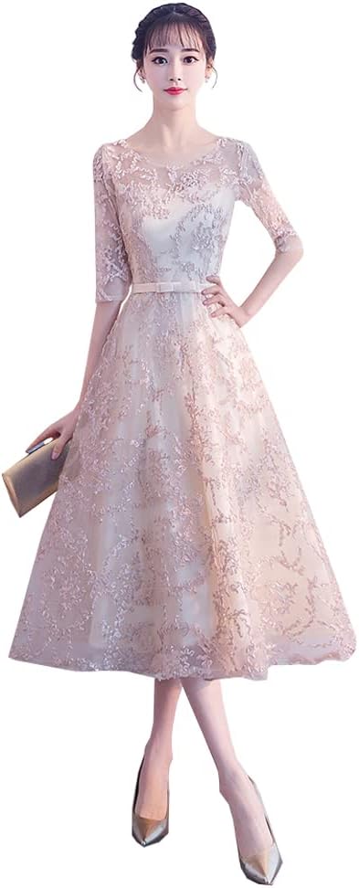 サクラ色 寄りあいお召しもの ミモレ丈 花嫁御寮お召しもの お召しもの フォーマルドレス ラウンドのど首 かき鳴らす 一こま 活動写真 御芽出度お召しもの 花嫁御寮 交歓会 御芽出度