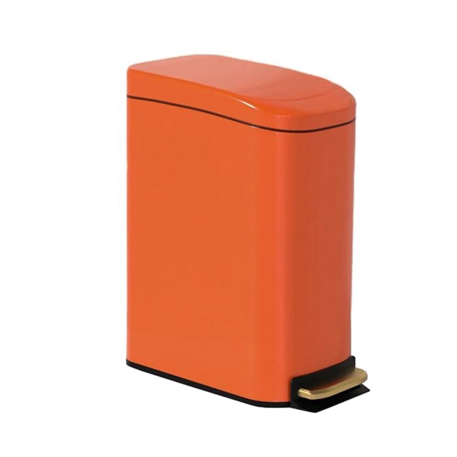 ゴミ箱 ふた付き 10L ダストボックス 角型 ペダル式 ごみ箱 スリム おしゃれ 抗菌 消臭 密閉 音無し 部屋 キッチン リビングルーム トイレ 浴室 オフィス用 スチール