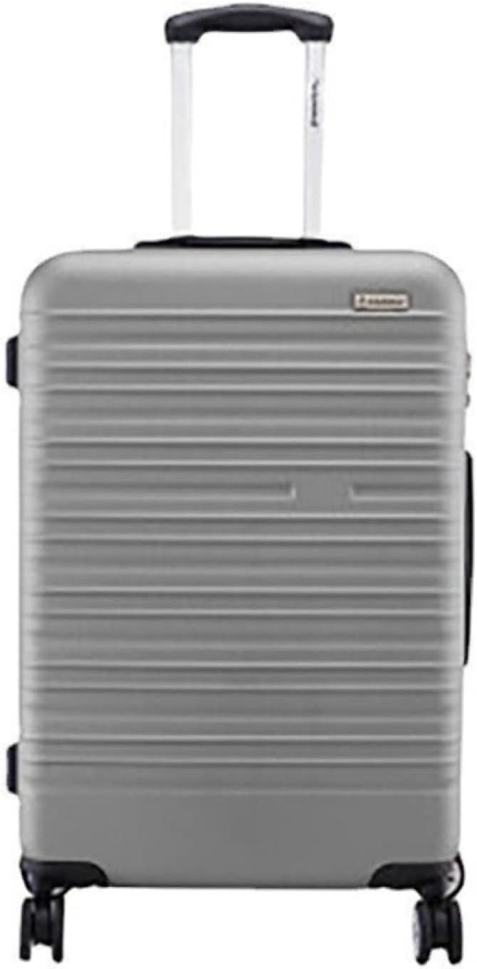 スーツケース キャリーケース 機内持ち込み 40L キャリーバッグ TSAロック搭載 ファスナー式 超軽量 小型 耐衝撃 静音 ダブルキャスター 360度回転 旅行 ビジネス 出張 シルバー Sサイズ