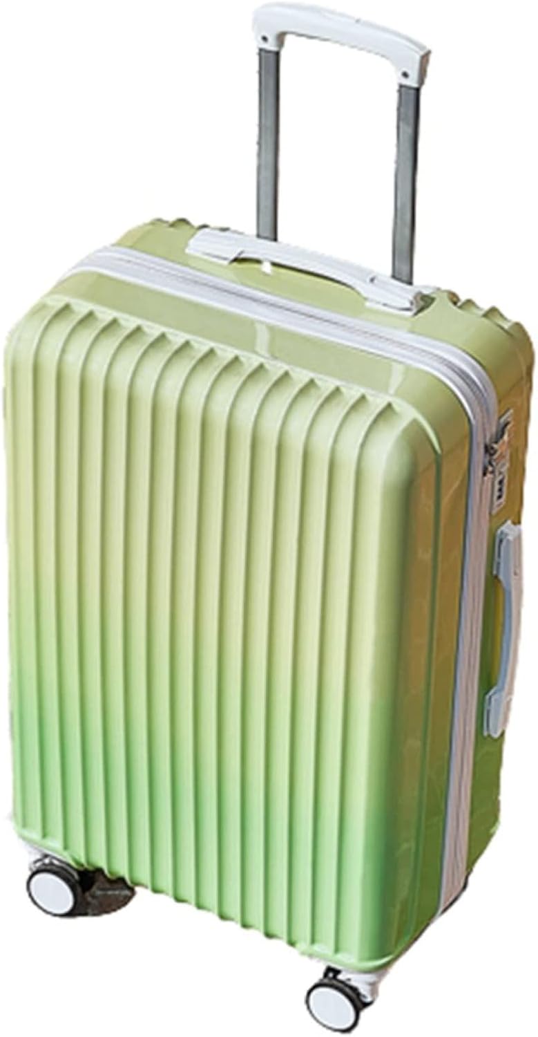 スーツケース キャリーケース 65L キャリーバッグ TSAロック搭載 ファスナー式 超軽量 大型 耐衝撃 静音 ダブルキャスター 360度回転 旅行 ビジネス 出張 グリーン Lサイズ（6-8泊）