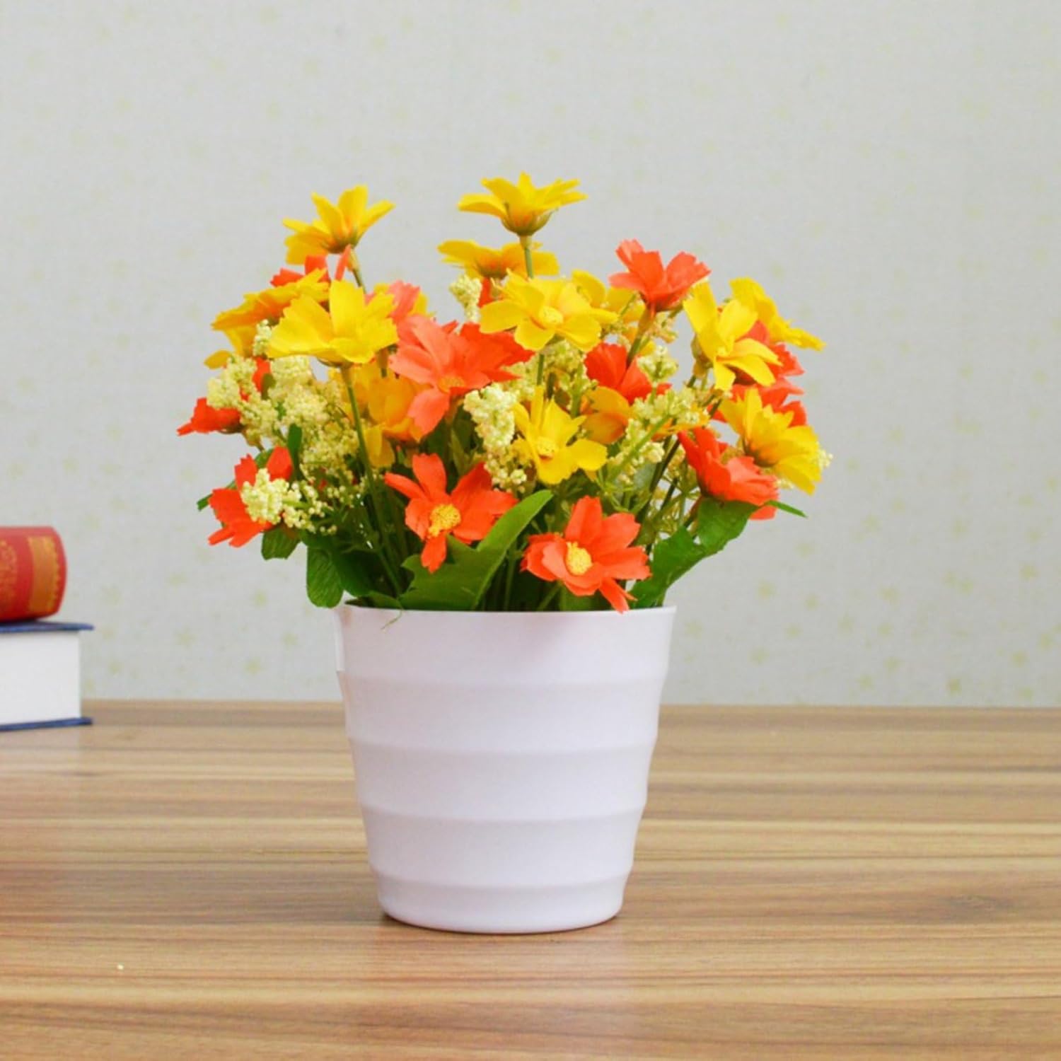 造花 枯れない花 ヒナギク 雛菊 造花インテリア 観葉植物 寄せ植え 鉢植え 装飾花 花束 リアル 本物そっくり ミニ花器 簡単世話いらず 北欧 アート ins 部屋 玄関 お見舞い インテリア
