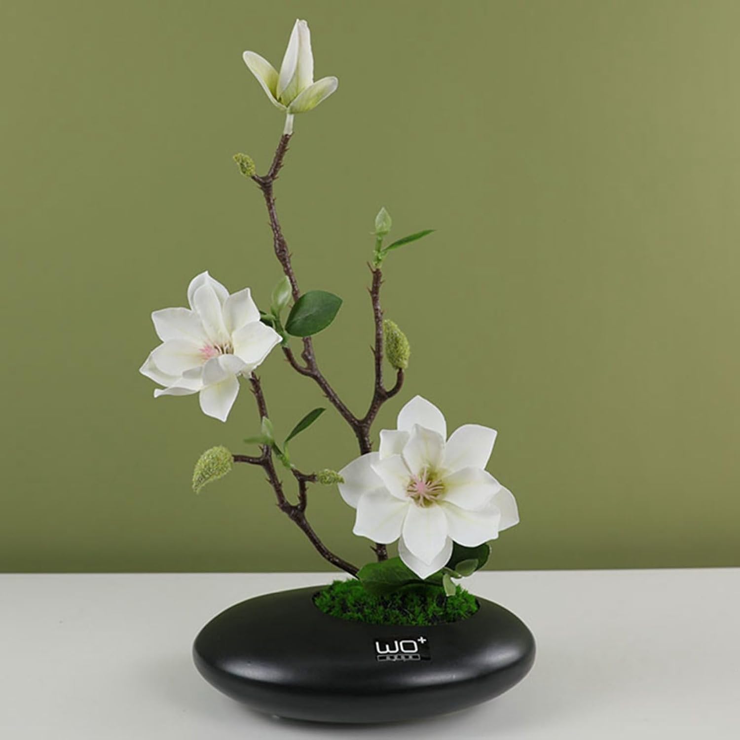 造花インテリア 枯れない花 ハクモクレン 装飾花 アートフラワー 卓上置き フラワーアレンジメント 観葉植物 リアル 本物そっくり お世話不要 北欧 アート ins 贈り物 プレゼント 飾り用 お見舞｜Funny Life 店