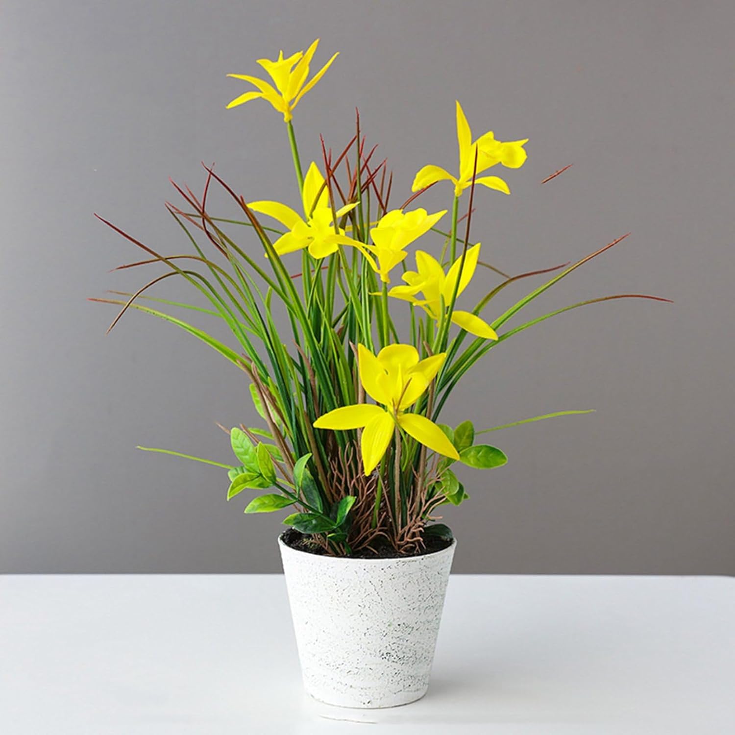 造花インテリア 鉢植え スルガラン 造花グリーン 枯れない花 卓上置き 装飾花 観葉植物 本物そっくり 水やり不要 北欧 アート ins 贈り物 プレゼント 飾り用 お見舞い ブーケ ガーデニング