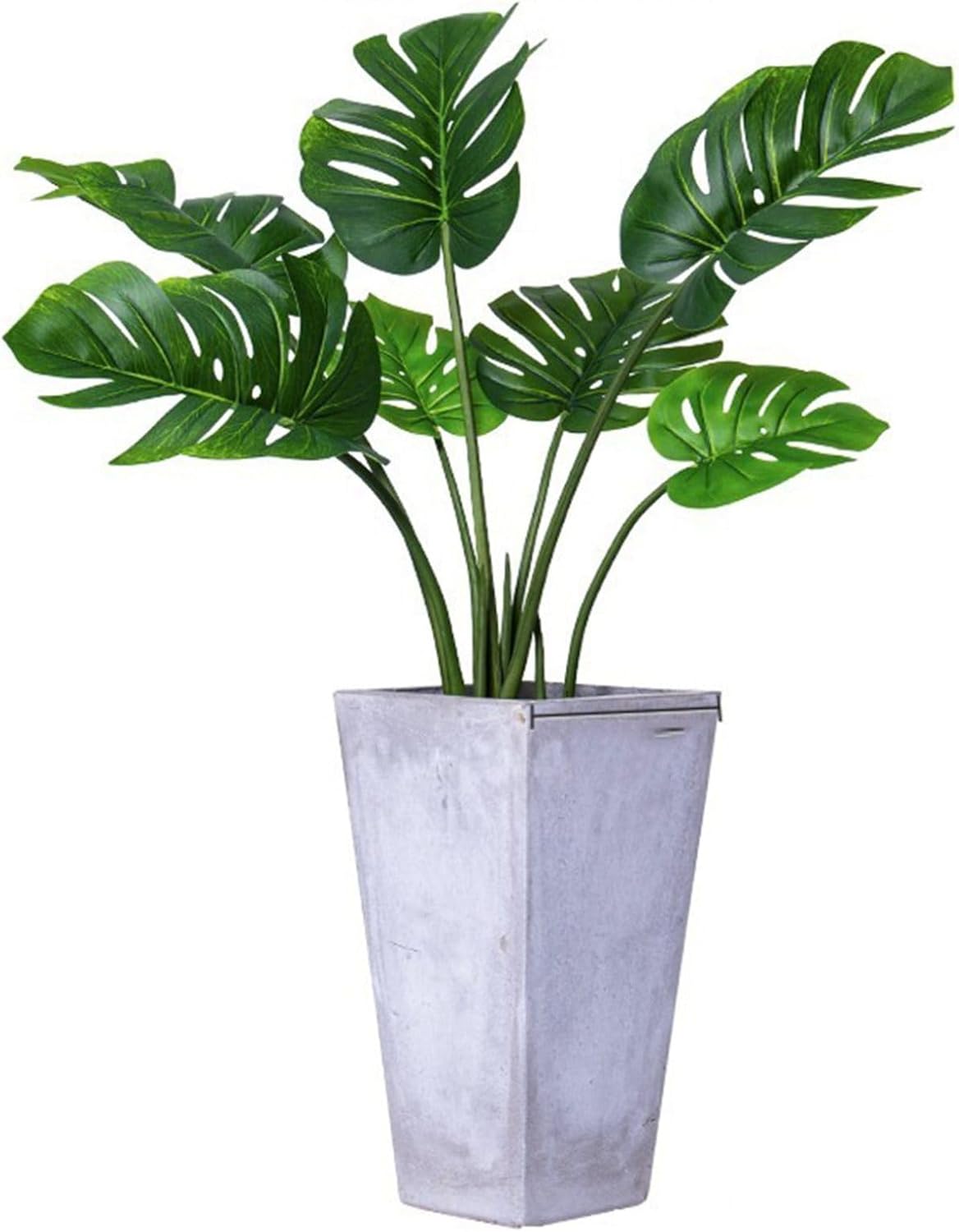フェイクグリーン リアル モンステラの葉 人工葉っぱ 大型 熱帯観葉樹 人工観葉植物 本物そっくり 観葉植物 枯れないグリーン 人工植物装飾 観葉樹 簡単世話いらず 贈り物 女性プレゼント きれい 店