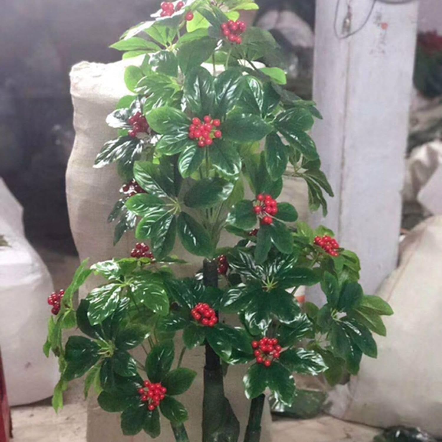 フェイクグリーン 果物 リアル みかん りんご きんかん 人工観葉植物 インテリアグリーン 大型 本物そっくり 人工植物装飾 観葉樹 人工葉っぱ 簡単世話いらず 枯れない 店 屋内/屋外装飾 ホームガ