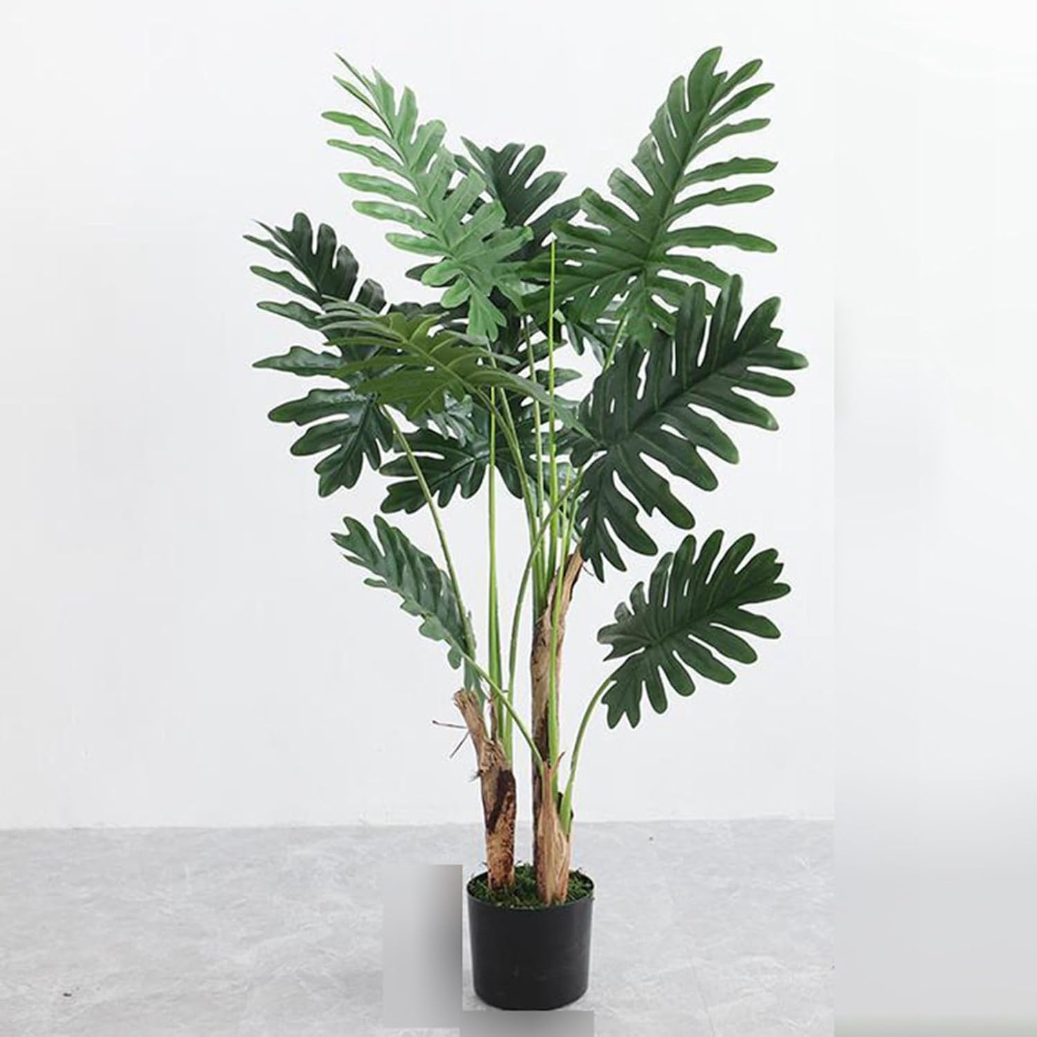 人工観葉植物 リアル 枯れないグリーン 本物そっくり 人工葉っぱ インテリアグリーン モンステラの葉 大型 フェイクグリーン 害虫駆除不要 観葉植物 人工植物装飾 撮影 道具 誕生日 玄関飾り