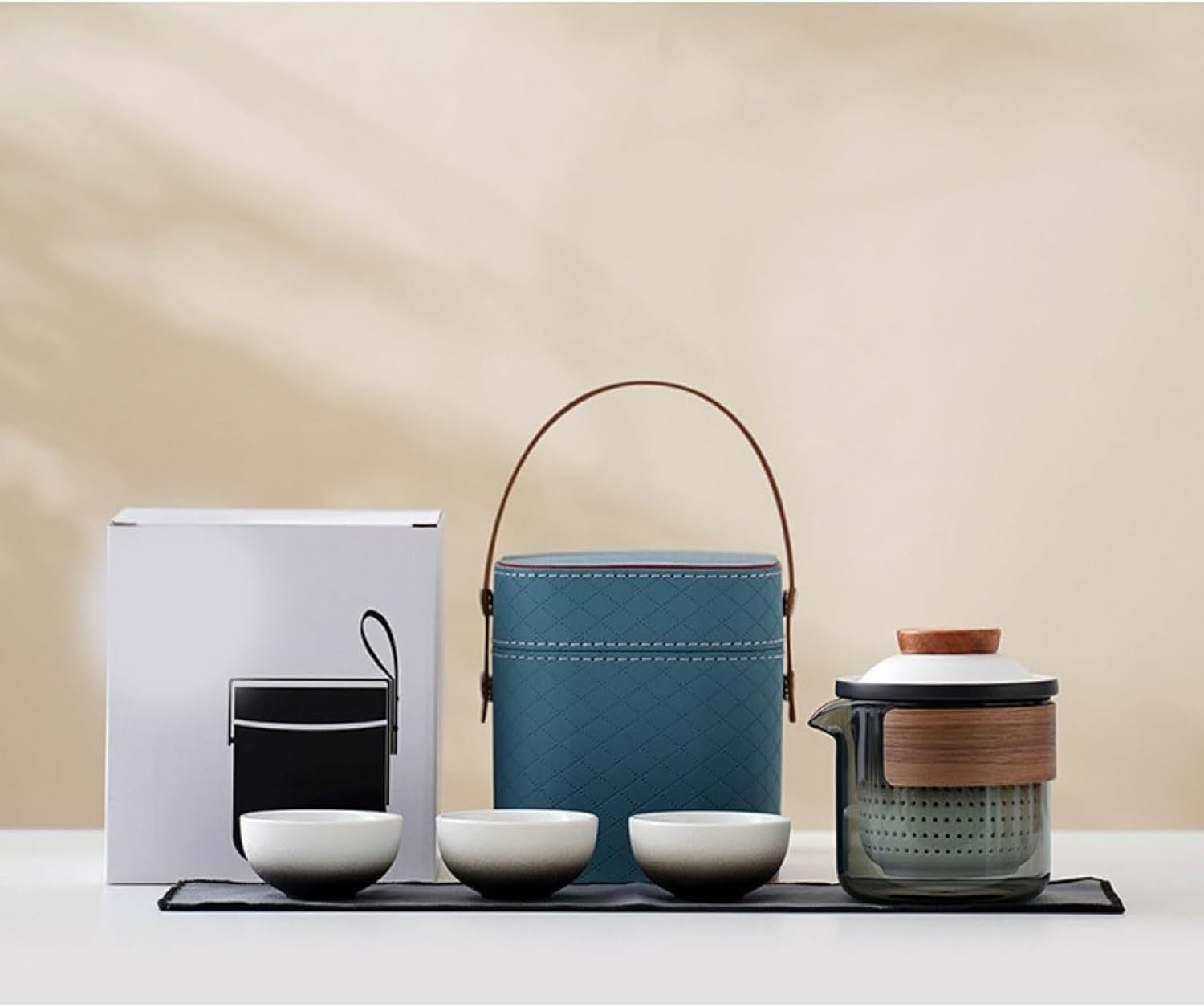茶器セット 旅行ティーセット 携帯急須 セット おしゃれ ギフト 茶器 アンティーク 茶器セット 茶器揃 中国茶 茶碗 旅行 陶器湯呑みセット ギフト コンパクト 自宅用 収納バッグ付き 家庭用 贈り