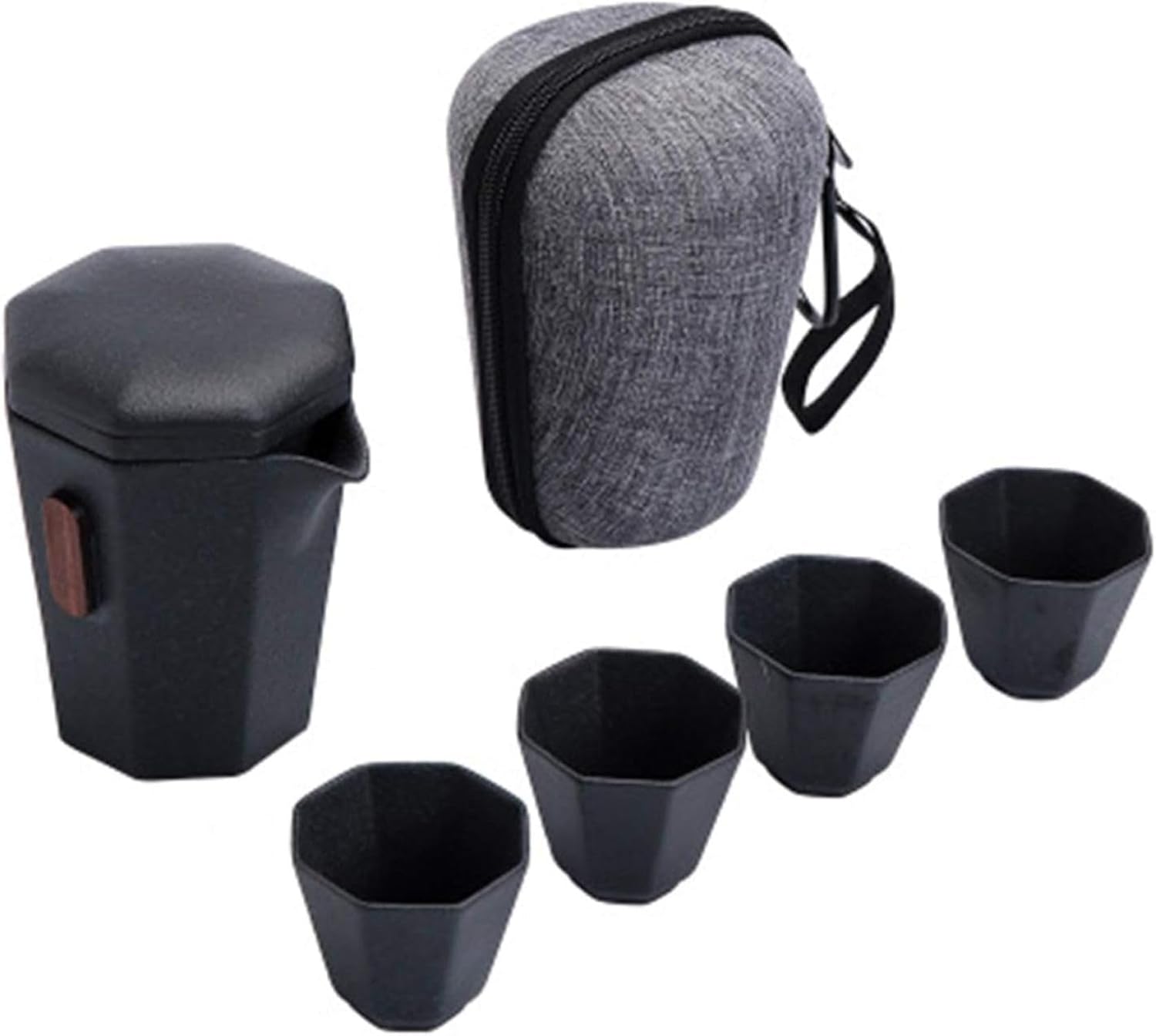 茶器セット ティーセット 陶器 携帯用カンフーティーセットティーポットティーポット＆ティーカップティー ティータオル 携帯式 旅行用 自宅用