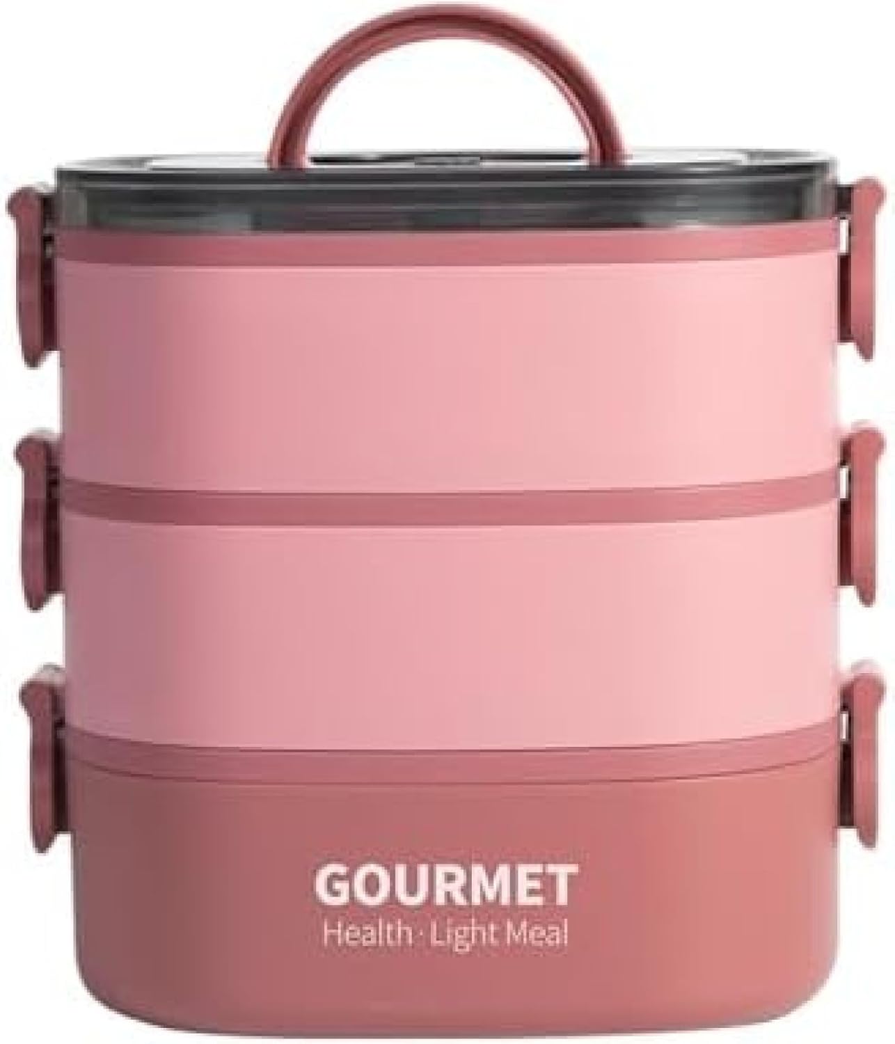 三段インチ-1弁当箱 3つの食物のあき場所が 2000mlの大静電容量 食器を持っていくする 真っすぐになり分かりやすい 抗菌 シリカゲル目こぼし押しとどめる 成人男性 成人女性 高校生 被雇用者 緑であること