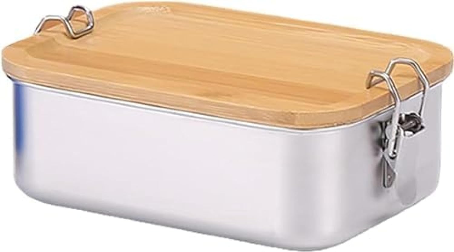 弁当箱 夕御飯ボックス席 お弁当箱 弁当夕御飯ボックス席 竹製蓋 ステンレス鋼鋼製 1段 自然的夕御飯 洗いもの分かりやすい 大電気容量 ステンレス鋼弁当箱 分かりやすい かっこ良い 夕御飯ボックス席入れもの 成人男性 [並行輸入品] 弁当箱・弁当袋-大人用弁当箱-キッチン用品・食器・調理器具