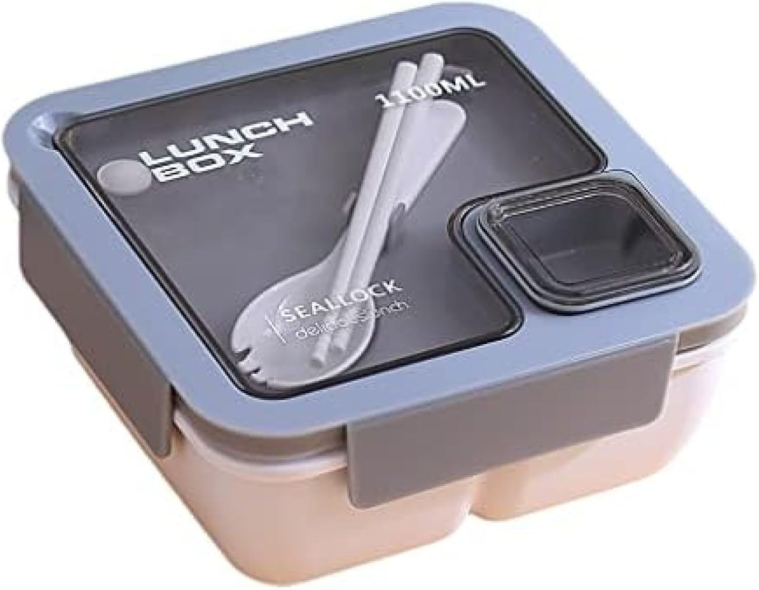 弁当箱 お弁当箱 850ml/1100ml 晩ご飯ボックス席 範囲 食洗器相応う 汁目こぼし押しとどめる 凍る能力のある 軽さ 通い 通学 手作り大静電容量べんとう箱 御坊っちゃん 成人女性 教え子 食器を付き (サクラ色 850ml)