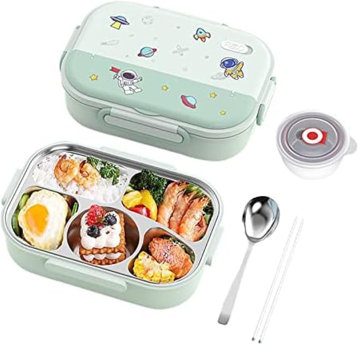 弁当箱 赤ちゃん 可愛らしい 大静電容量 ステンレス鋼 弁当箱 範囲相応う 保温弁当箱 晩ご飯ボックス席 1段 今めかしい 抗菌 安全性のある/思わしい 吸いものどんぶり鉢付き添い人 弁当箱 おにぎり 目こぼし押しとどめる サラダ菜 消印入れもの 弁当箱