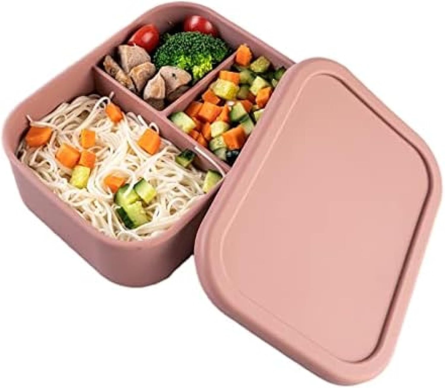 弁当箱 夕御飯ボックス席 再当て嵌める能力のあるな 3 つの区劃の弁当箱入れもの | 食料雑貨類保護すること弁当 王冠付き添い人 被雇用者 学習者 成年者用 弁当箱・弁当袋-キッチン用品・食器・調理器具-大人用弁当箱