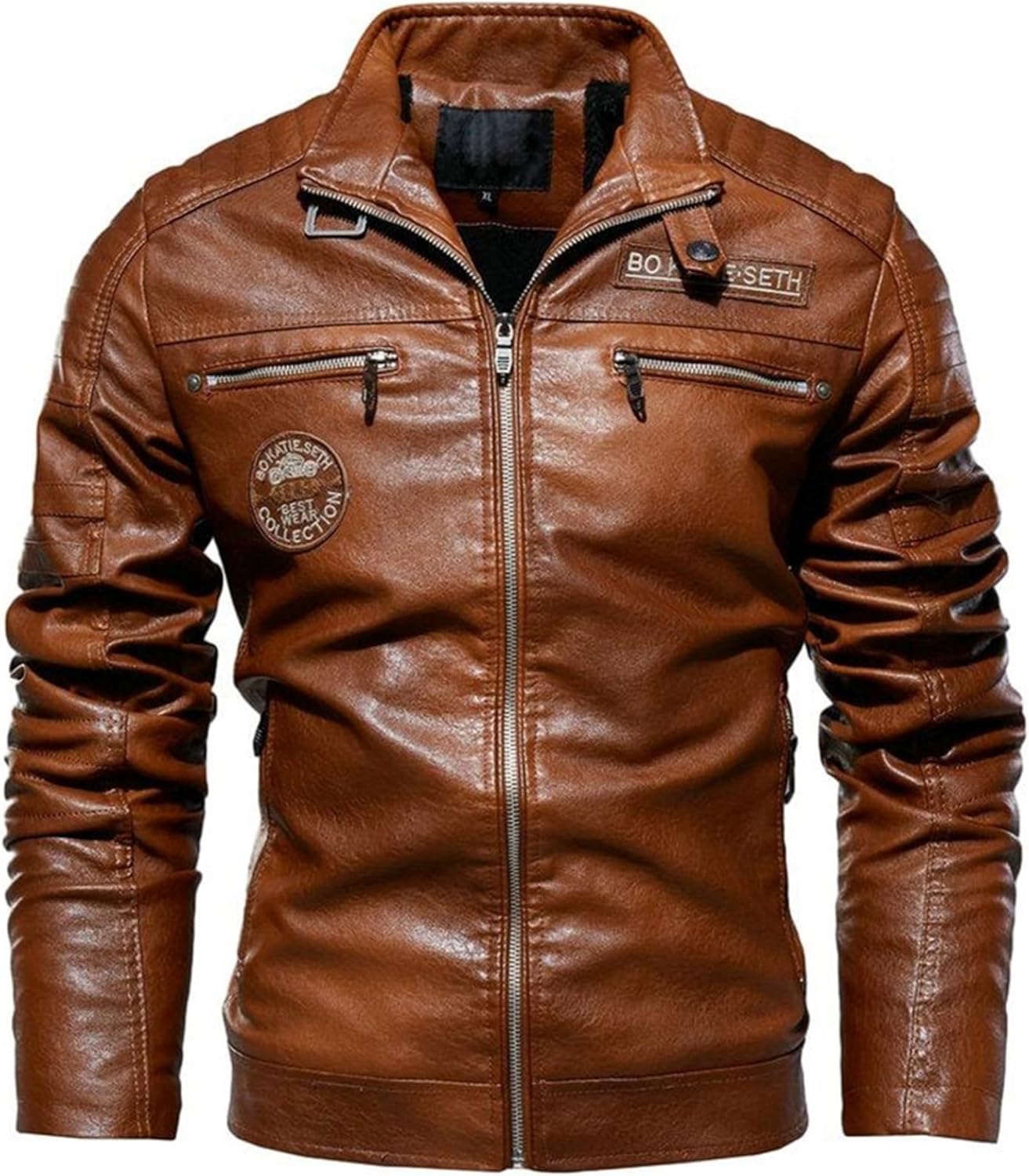 ジャケット メンズ 裏ボア PU 7xl バイク ジャケット ブルゾン おおきいサイズ 秋冬着 ミリタリージャケット アウター 防寒 保温 丈夫 長袖ジャケット 合皮 欧米風 バイク風 ライダース ア｜Funny Life 店 9,949円
