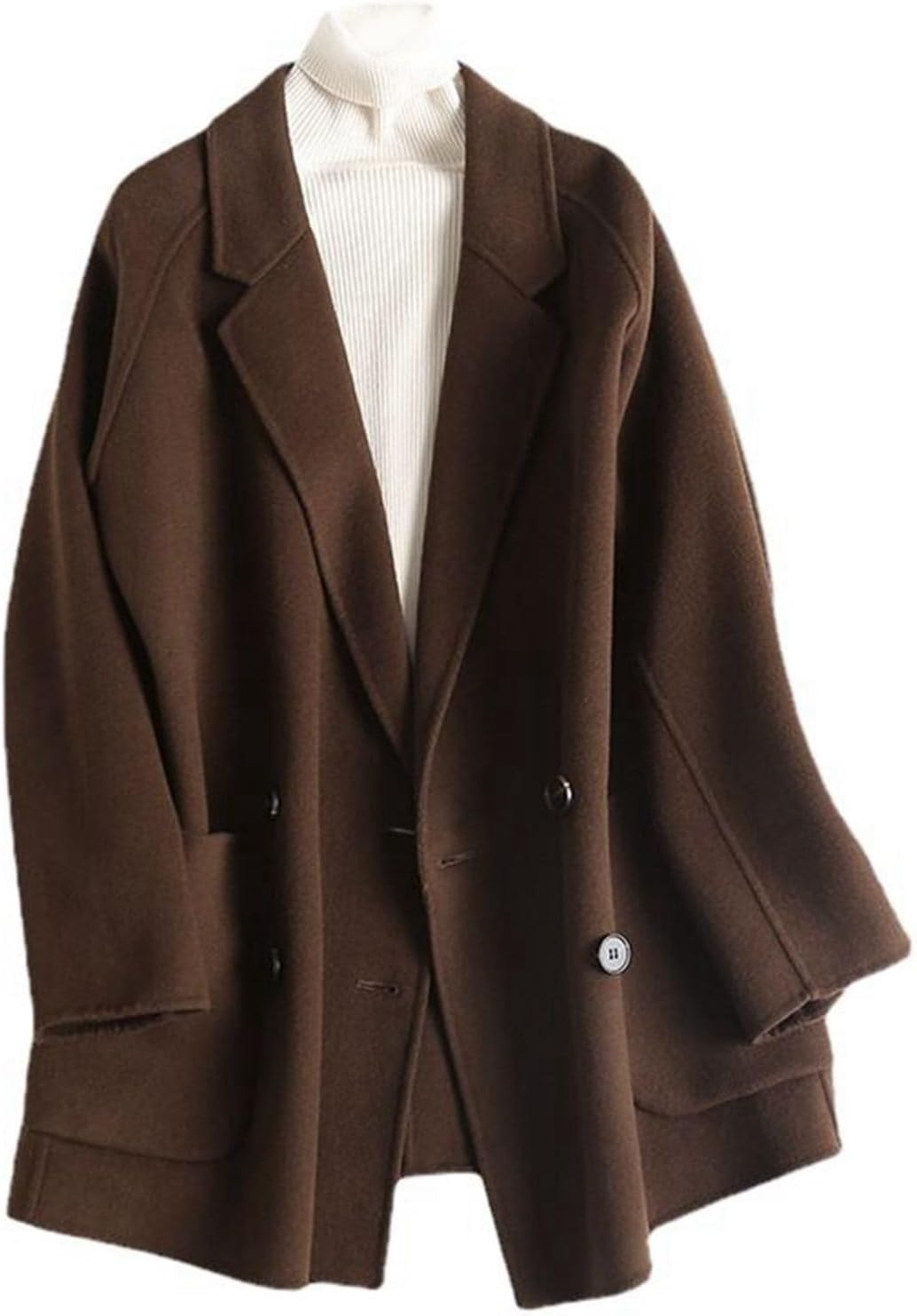 チェスターコート レディース ウールコート ラシャジャケット ロング 秋冬服 スーツ襟 テーラード 厚さ あったかい 防寒 トレンチコート ファッション 女性らしい ビジネス ベーシック 着回し ブラ