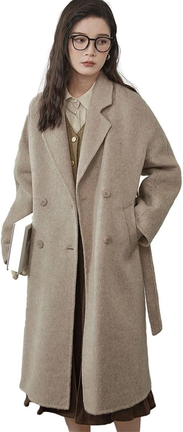 ウールコート レディース チェスターコート ロング ラシャコート 秋冬服 防寒 ビックシルエット フェミニン 着痩せ テーラード スーツジャケット レイヤード風 お出掛け エレガント 無地 28,052円