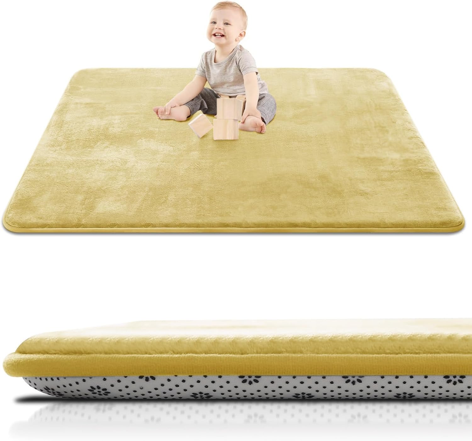 子供部屋マット プレイマット 2cm厚 遊びマット 夏用 ベッドサイドマット クッション入れ 200*300cm【20mm厚 遮音 転倒防止 キズ防止 防ダニ 北欧風 子供用 ベビー 小学校 保育園｜Funny Life 店