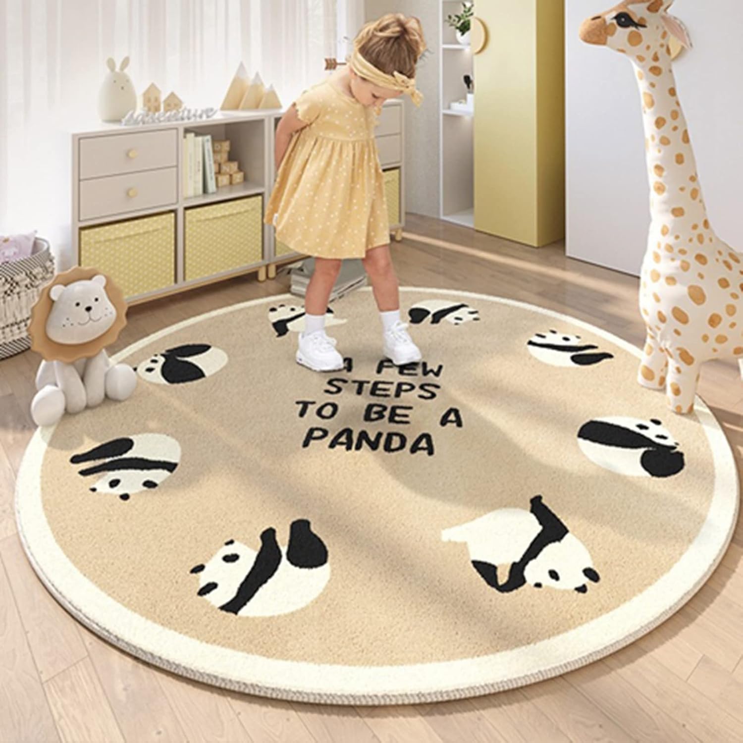 円型 子供部屋 引っ敷き プレイマット ジャイアントパンダ柄 ゲーミングマット 好いたらしい 大判 痛いところ 引っ敷き 女性議長引っ敷き 床保護すること 防音 傷押しとどめる 上滑り打ち切り 洗える 在宅仕え奉る フローリング 執務室 幅広く使え