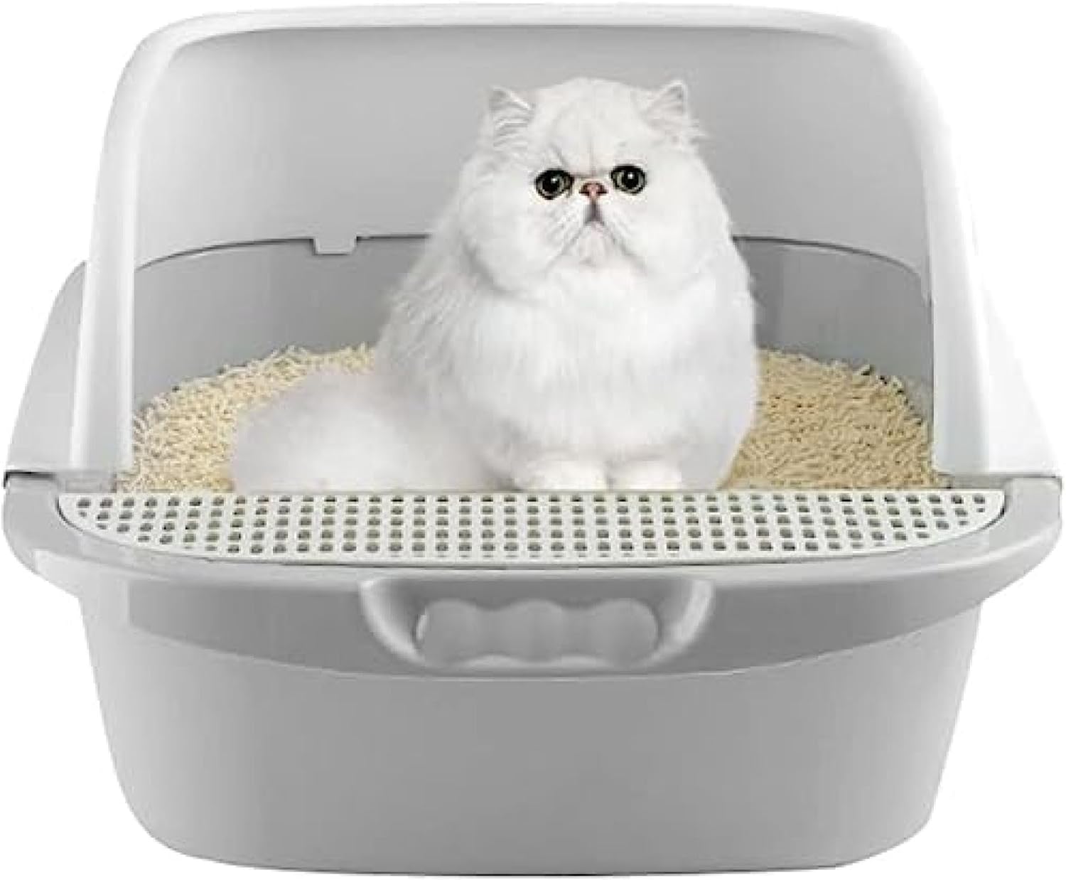 猫トイレ 猫用トイレ本体 ネコトイレ ペットトイレ ペット用 猫用砂鉢 猫砂盆 半密閉式 飛び散り防止 猫用品 水洗いできる