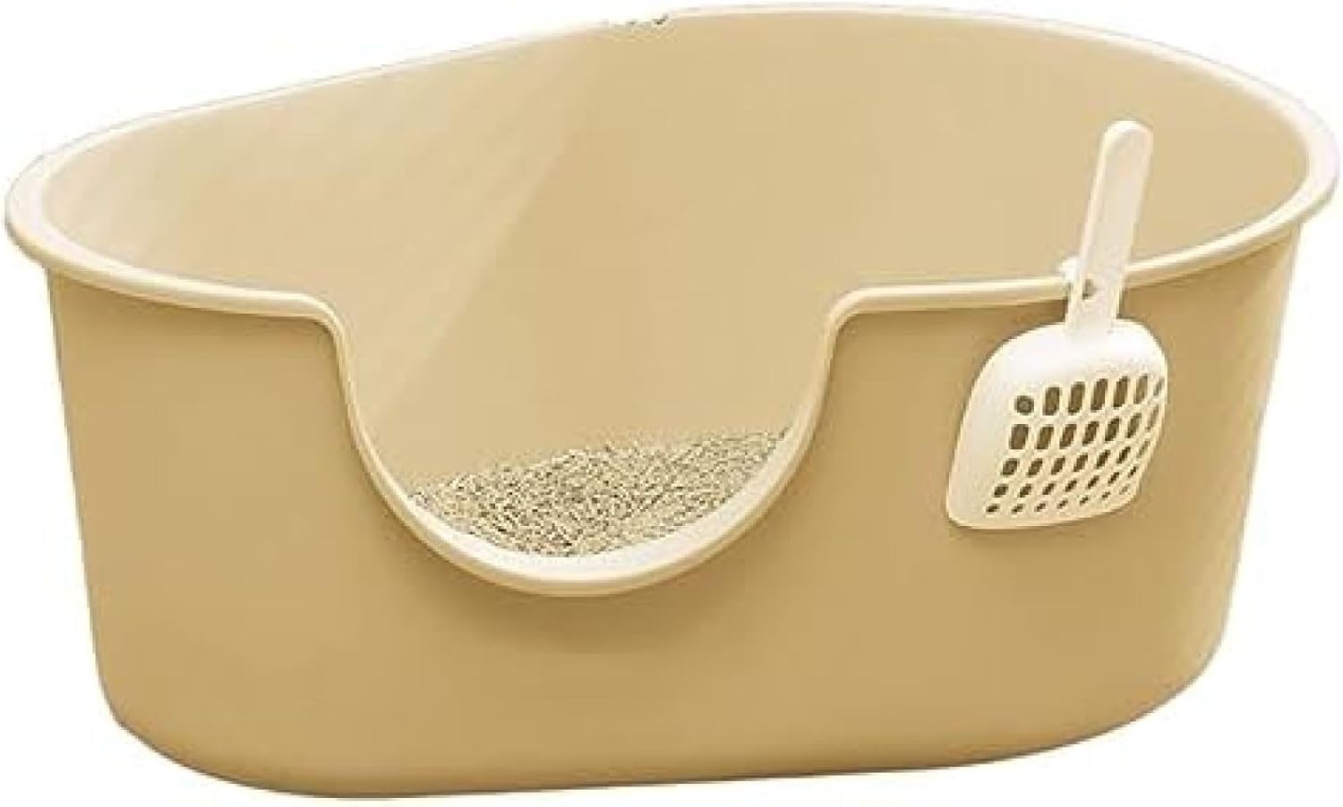 半密閉式 猫用室内用便器本体 猫室内用便器 シャヴェル付き添い人 大きめ 押しとどめる 丸洗い能力のある 耐久性 砂の飛び散り押しとどめる 精神的な統合不必要 子ネコ 小っちゃいな猫用 見落とし押しとどめる 臭わない 頼もしい室内用便器 全年算猫用 トレー・トイレ容器-猫用品